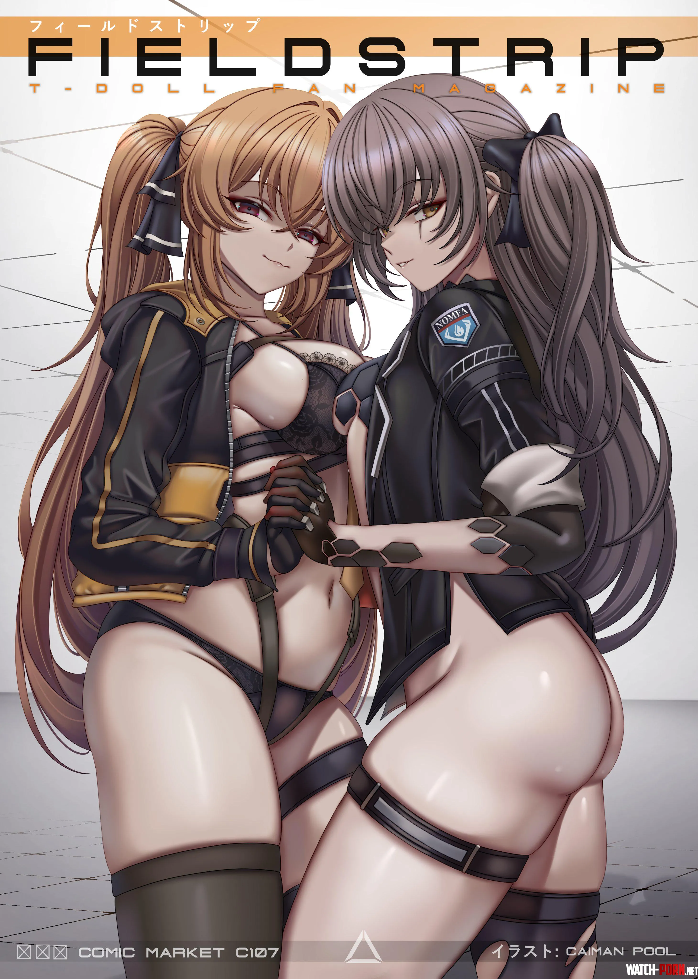 Lenna and Leva field strip (Caiman Pool) [Girls' Frontline 2: Exilium] by llamanatee