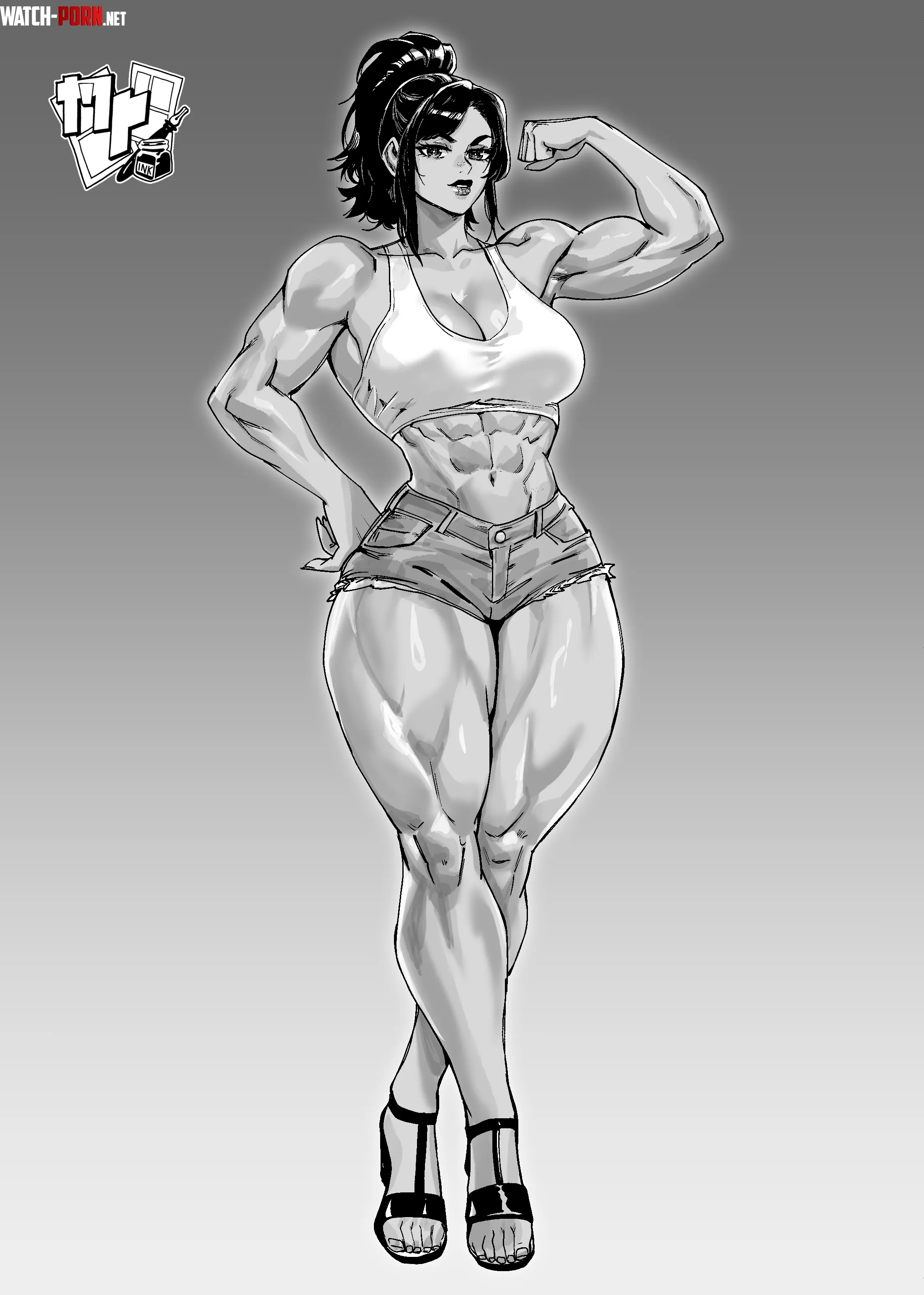 Casual flexing (The Manga Professor) by TheTMoneyMan