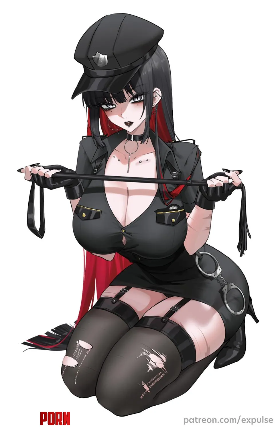 Goth Officer Zenith by WoolsonDaSheep