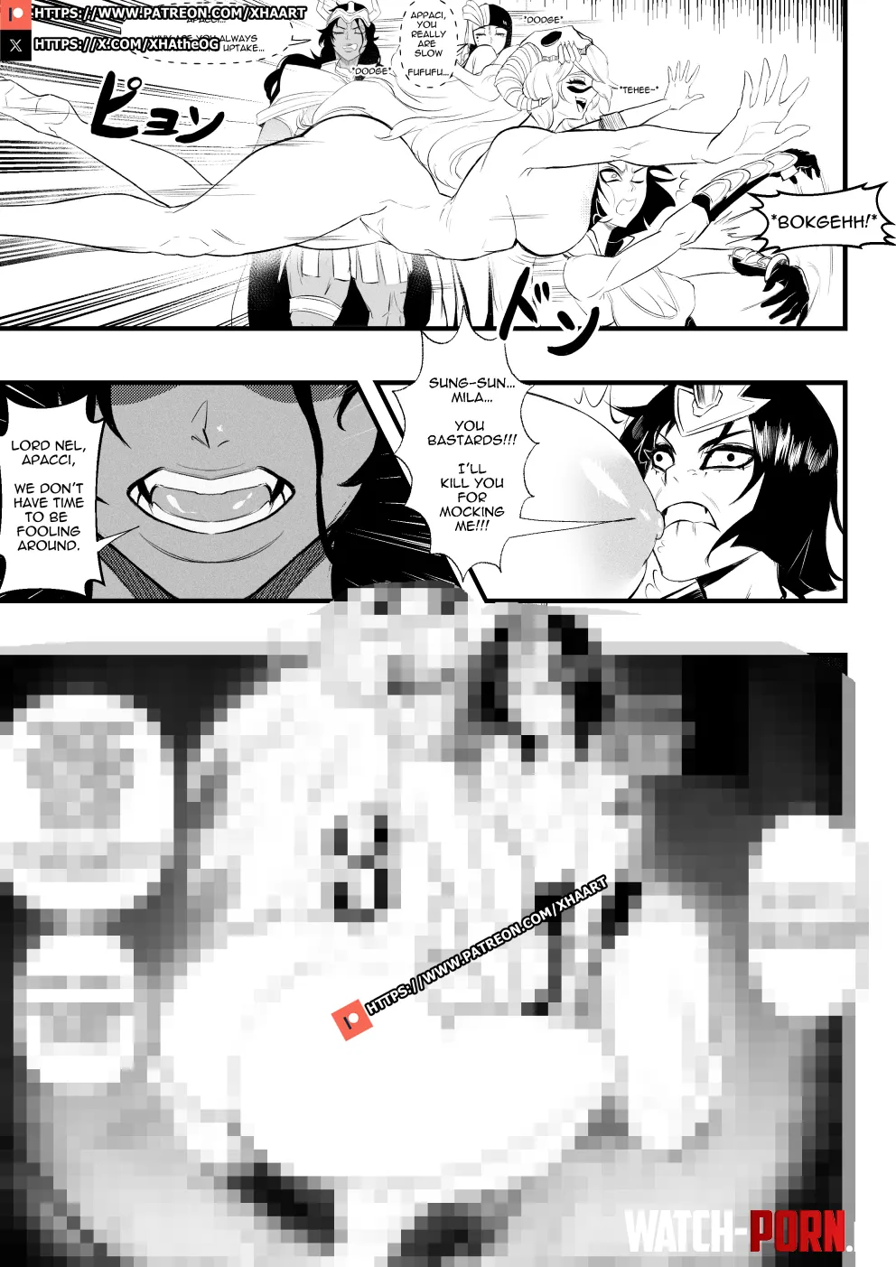 FADE TO BLACK II - pg 9 [teaser] (XHAart) by XHAart