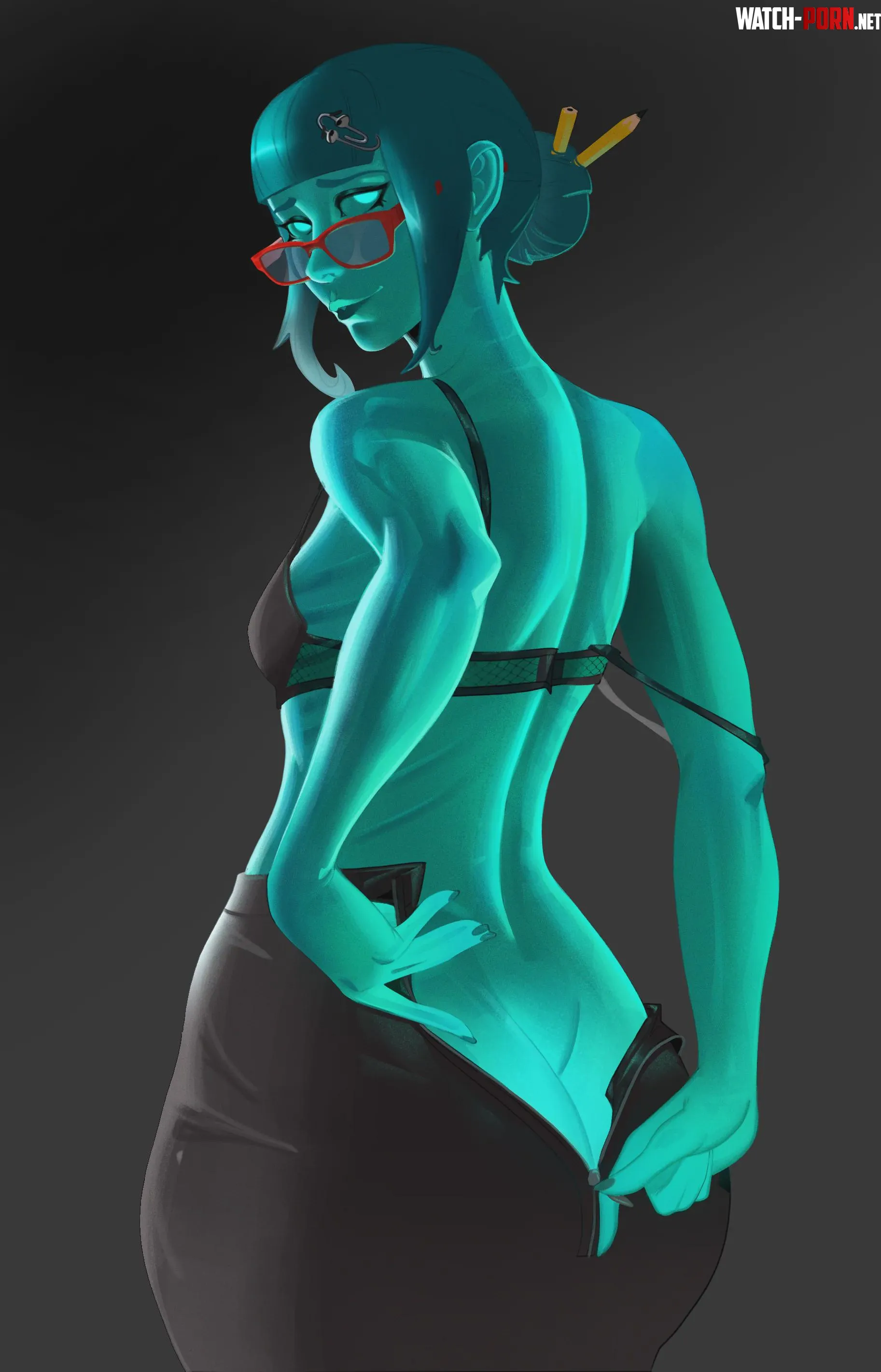 Sue, The Slime Secretary (sbtdesu) by Miabllueye