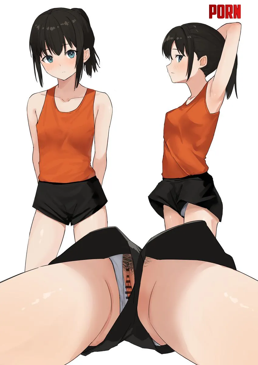 Athletic girl  upskirt (Itsuki Nofuji) [Original] by commie_cum_