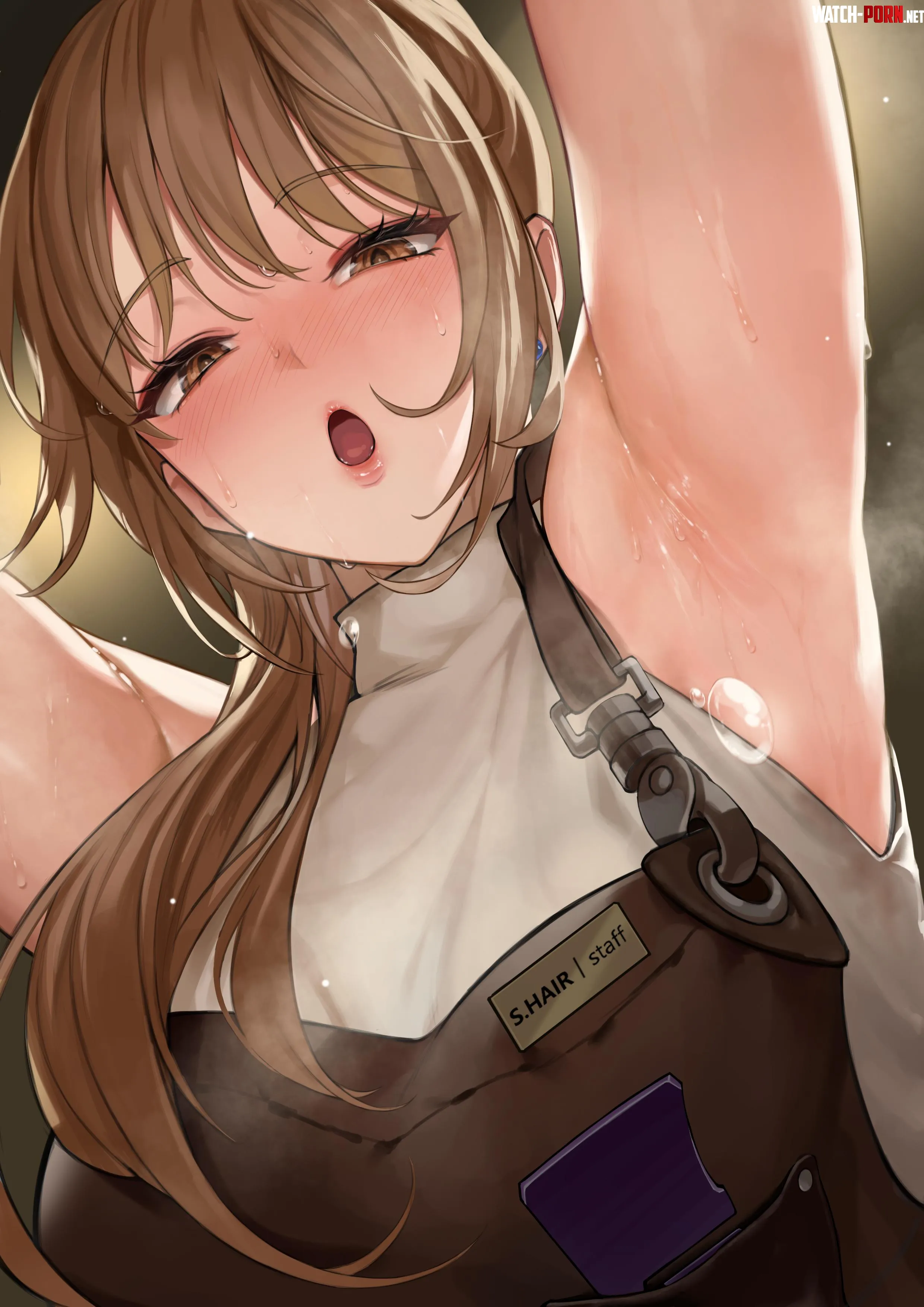 Sniffing her pits every day after her shift is over (mute89539160) by Level-Ad5048