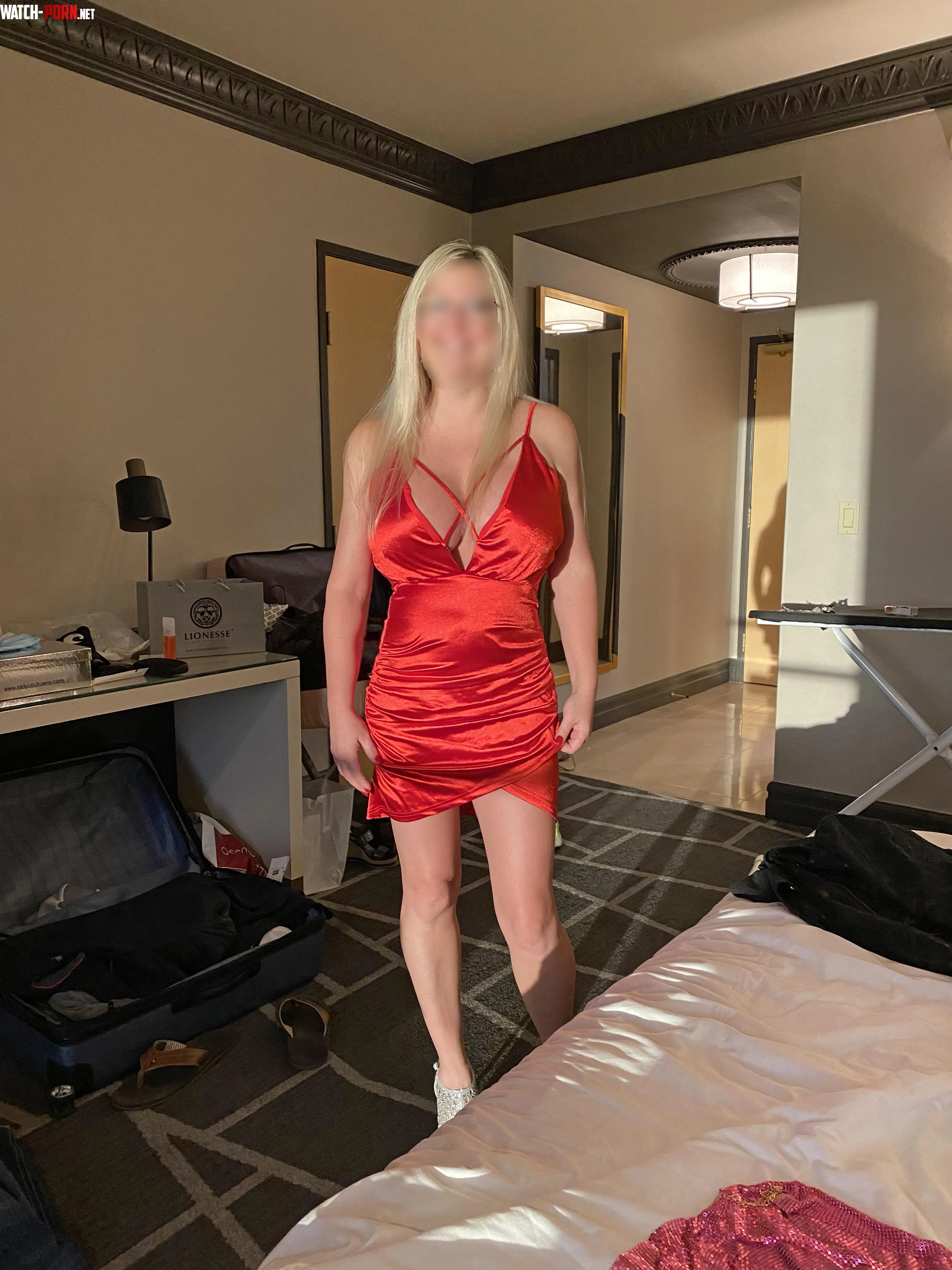 Another hotel, Another MILF night out prowling for hot men by hotwifeshowoffxxx