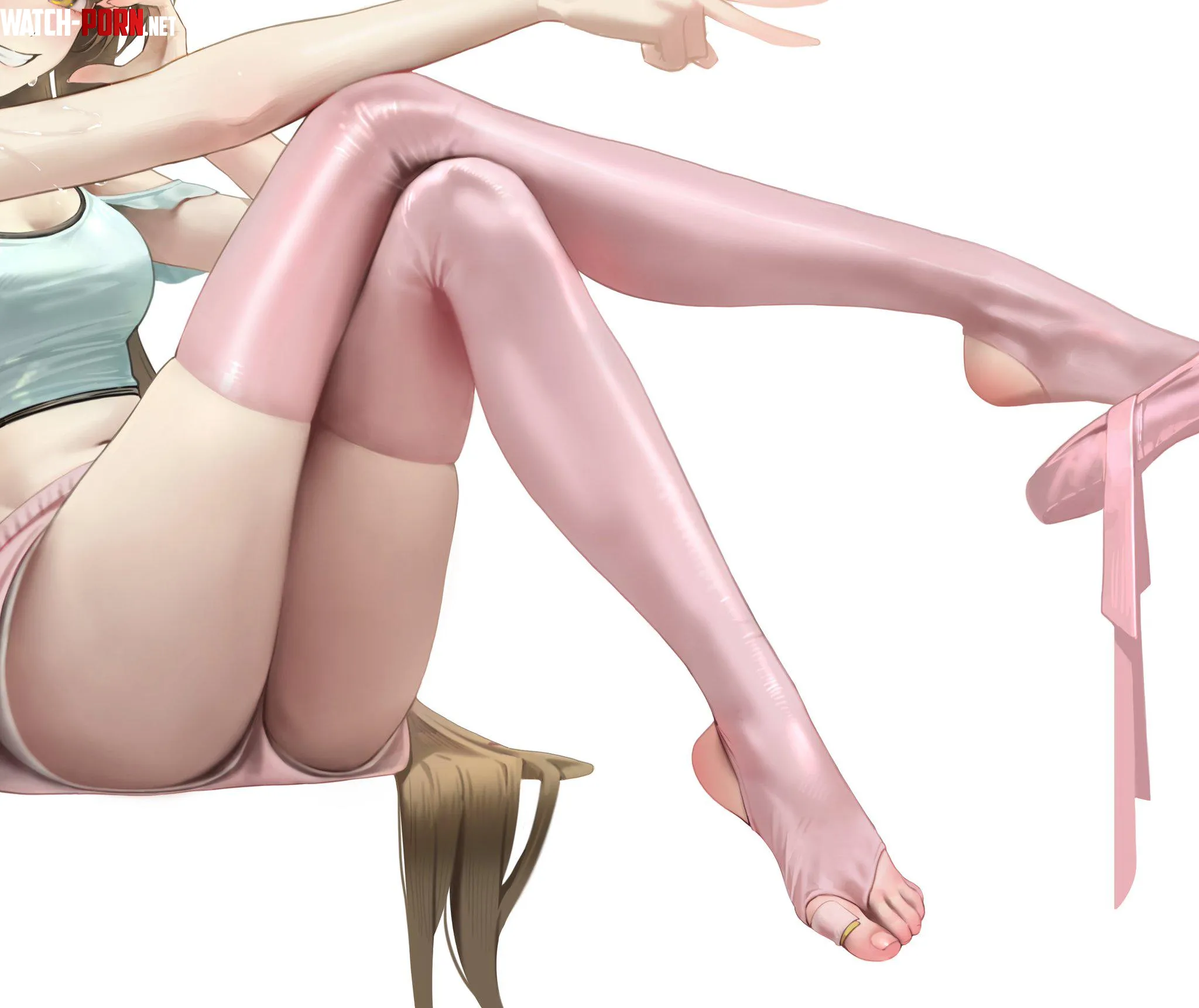 Pink Ballerina Legs by WoolsonDaSheep