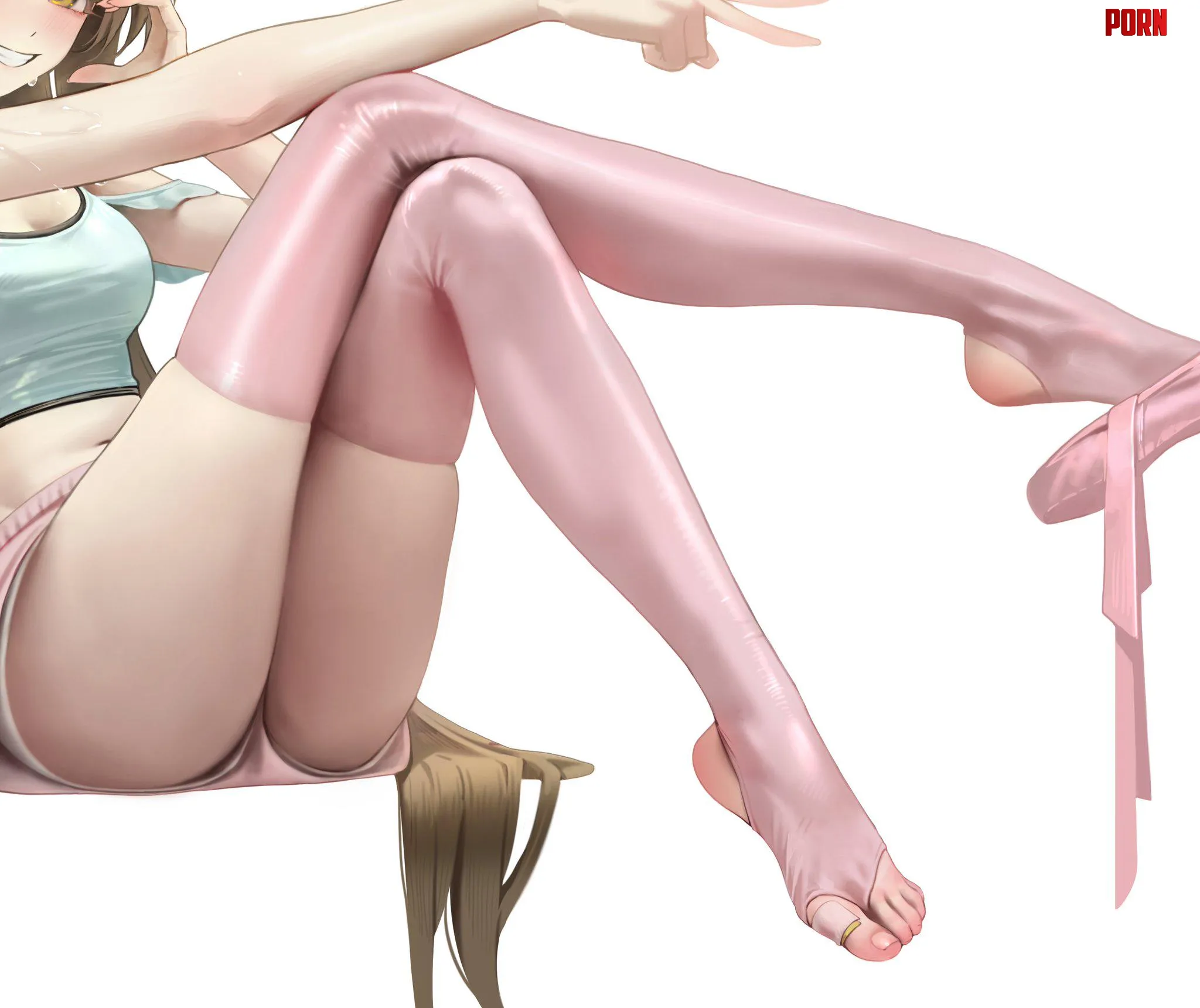 Pink Ballerina's Thighs by WoolsonDaSheep