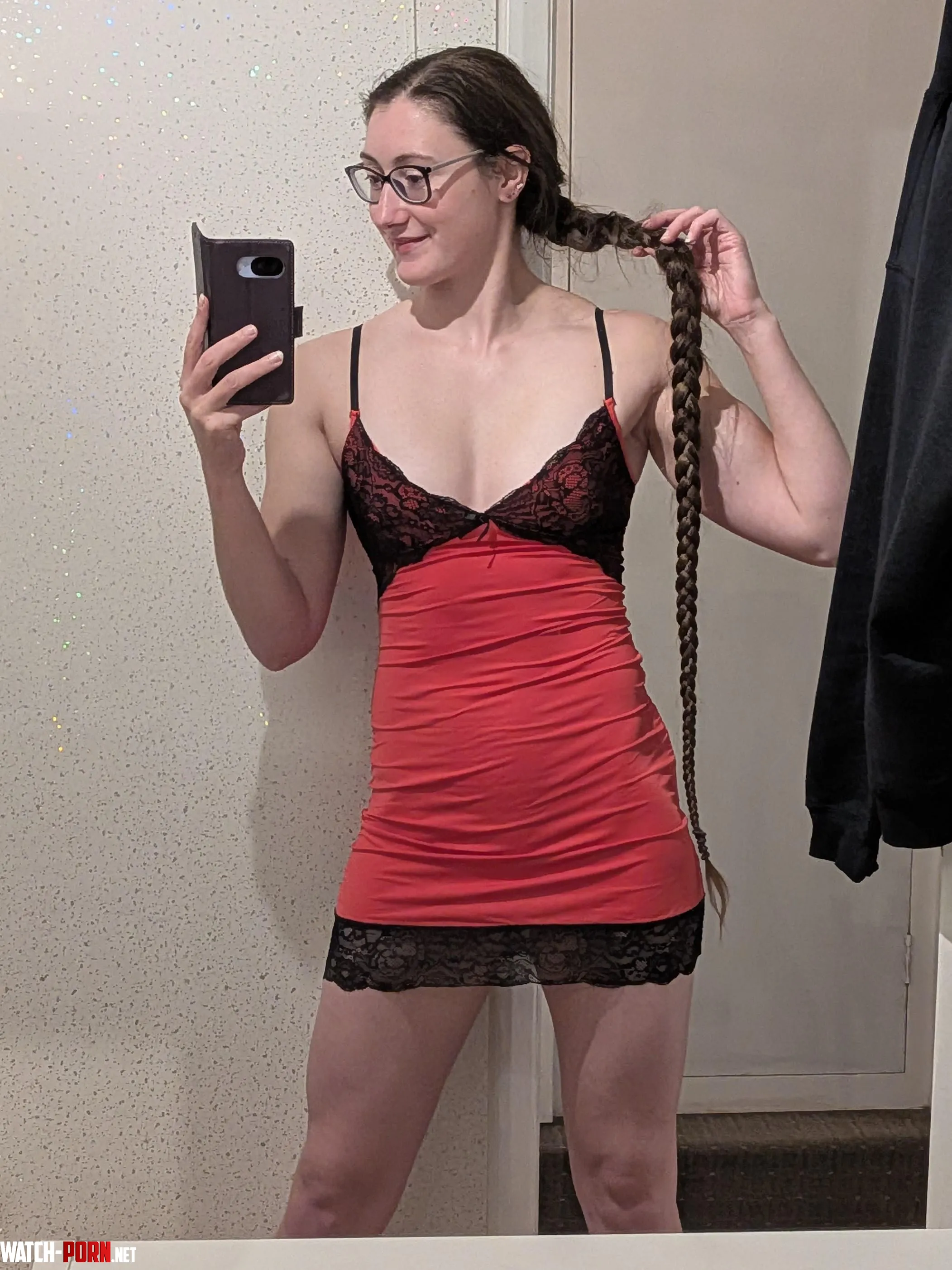 I only came to flex the ponytail, everything else is a bonus by SirenSasha_336