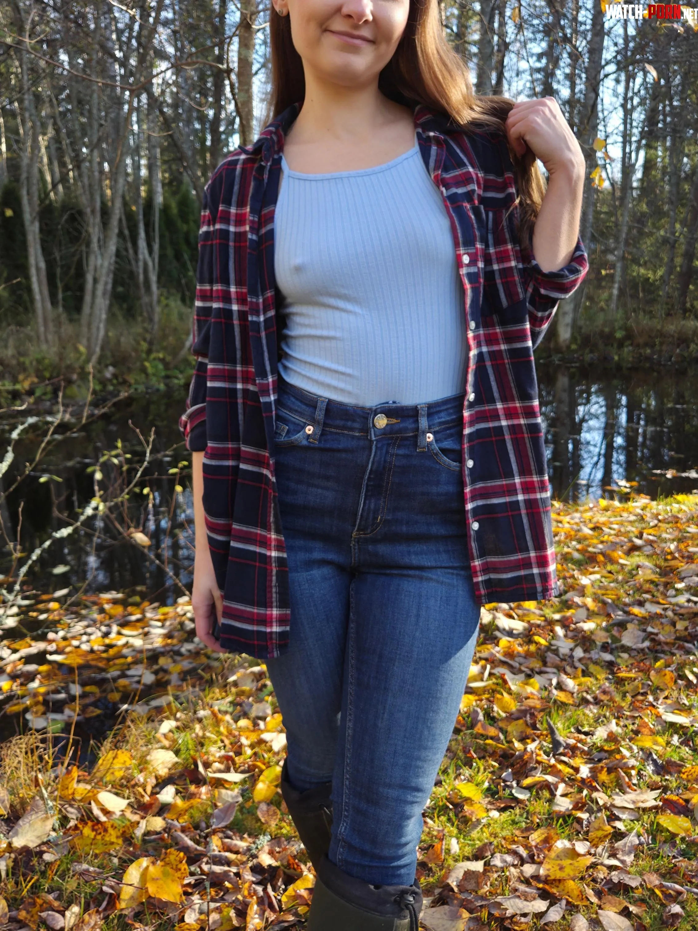 Time to put a flannel shirt on but don't want to cover my pokies by nordic_sara