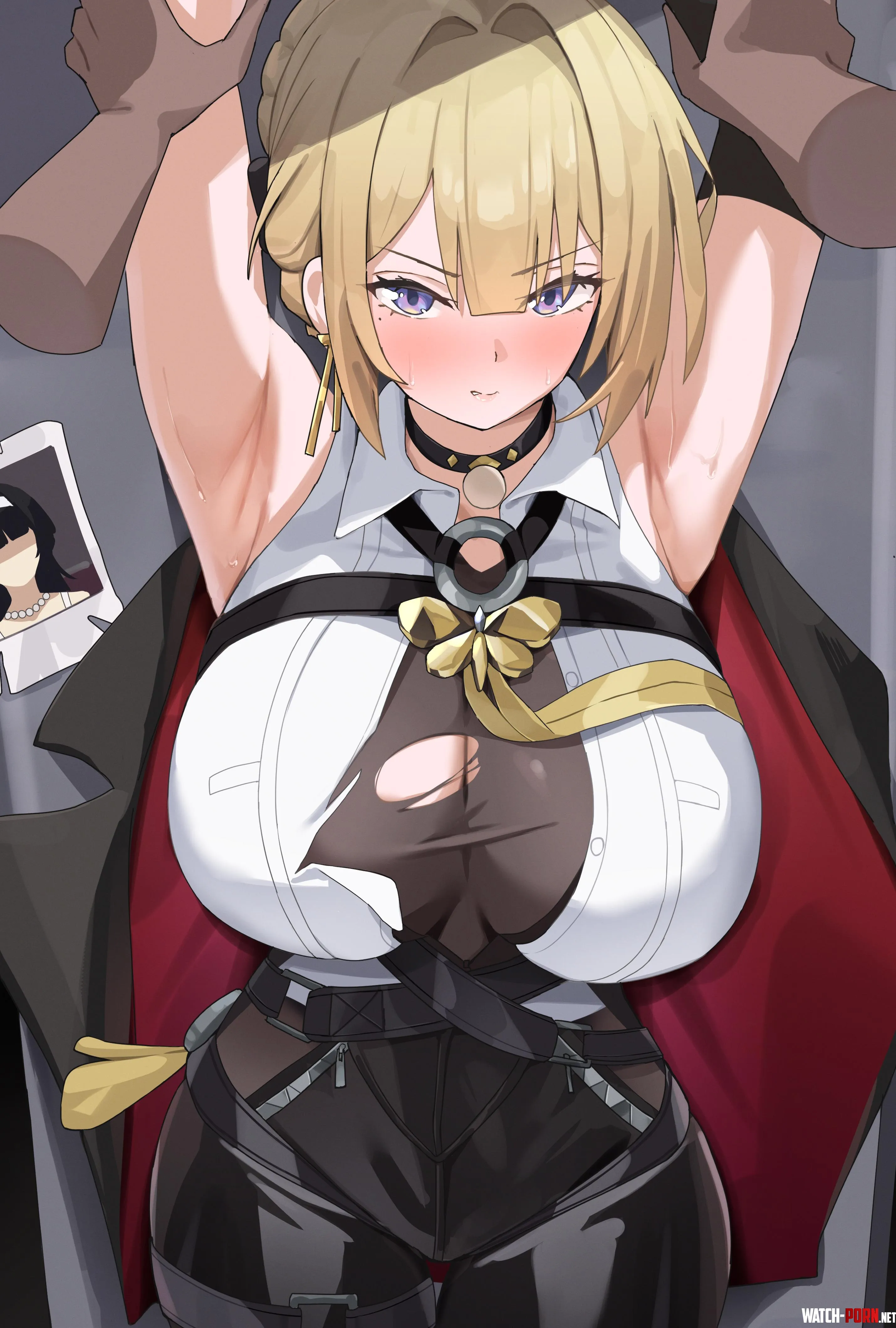 Interrogating Evelyn to get a whiff of her pits (skymole01) by Level-Ad5048