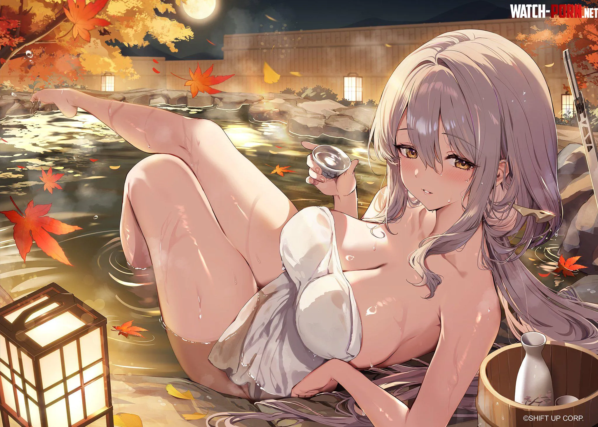 Scarlet relaxing at an onsen [NIKKE] by marxsander2016