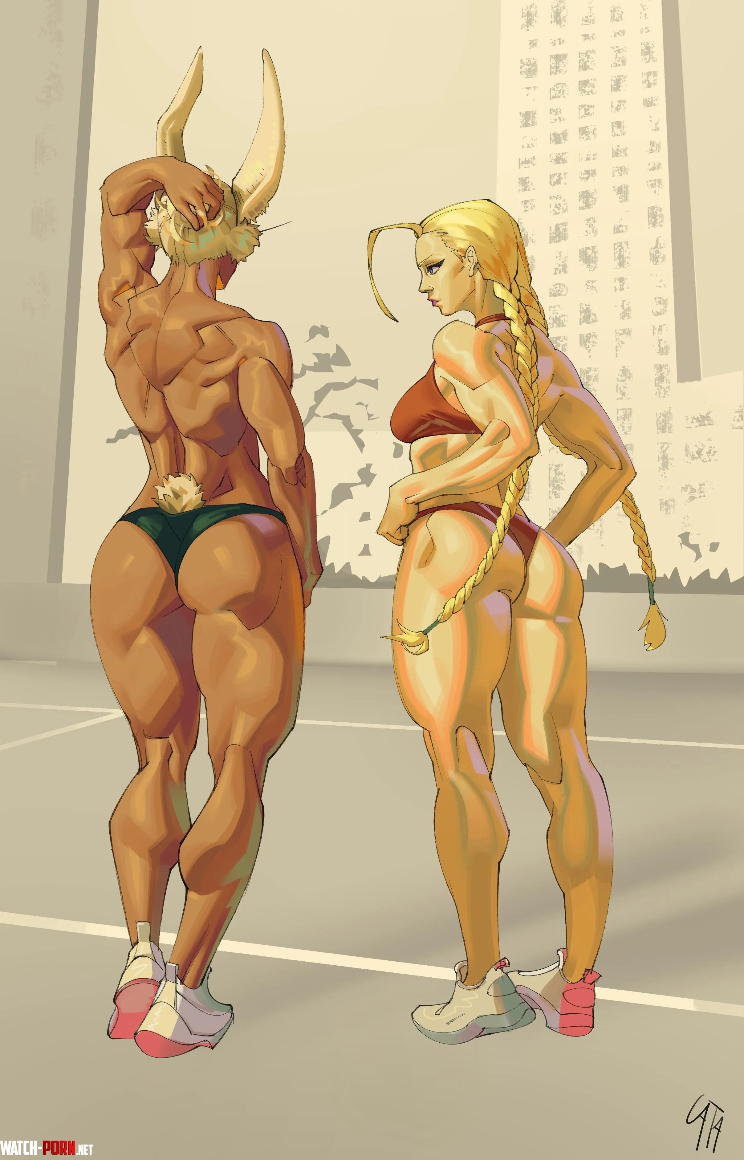 Mirko x Cammy by @catastropart by NautyNautilus