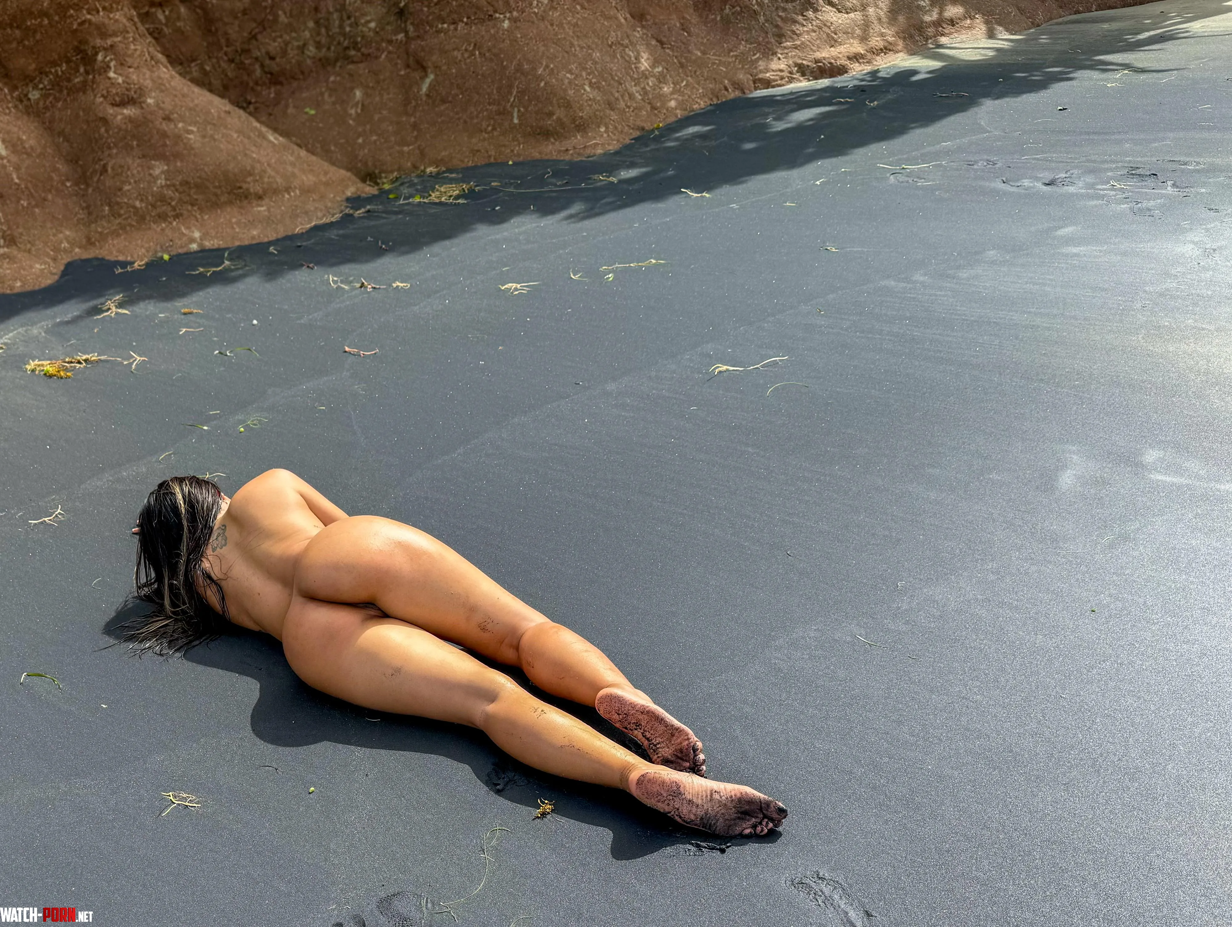 On black sands by AdventureJuntos