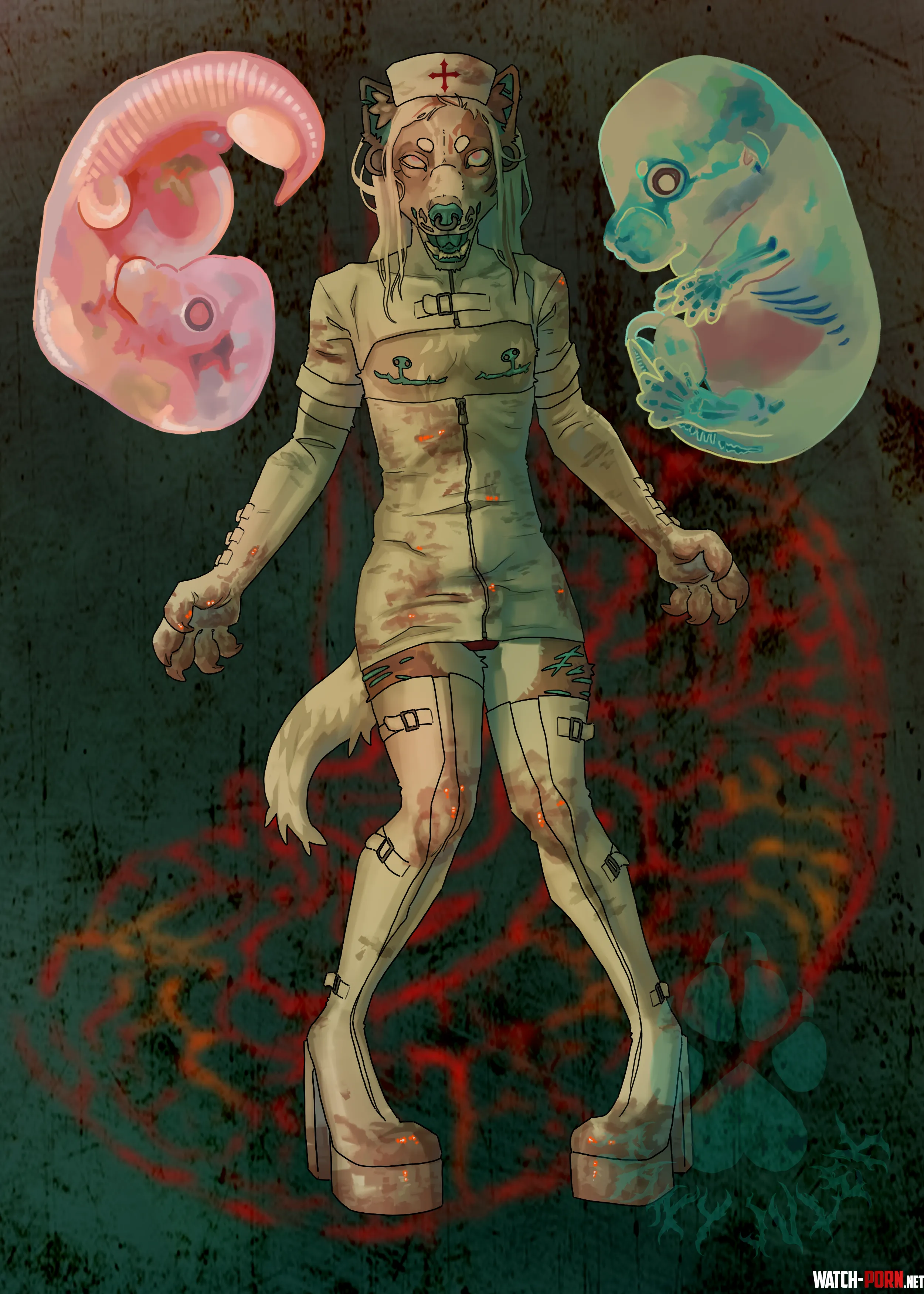 [X] tw gore? Silent hill inspired piece I commited recently by therapypuppy
