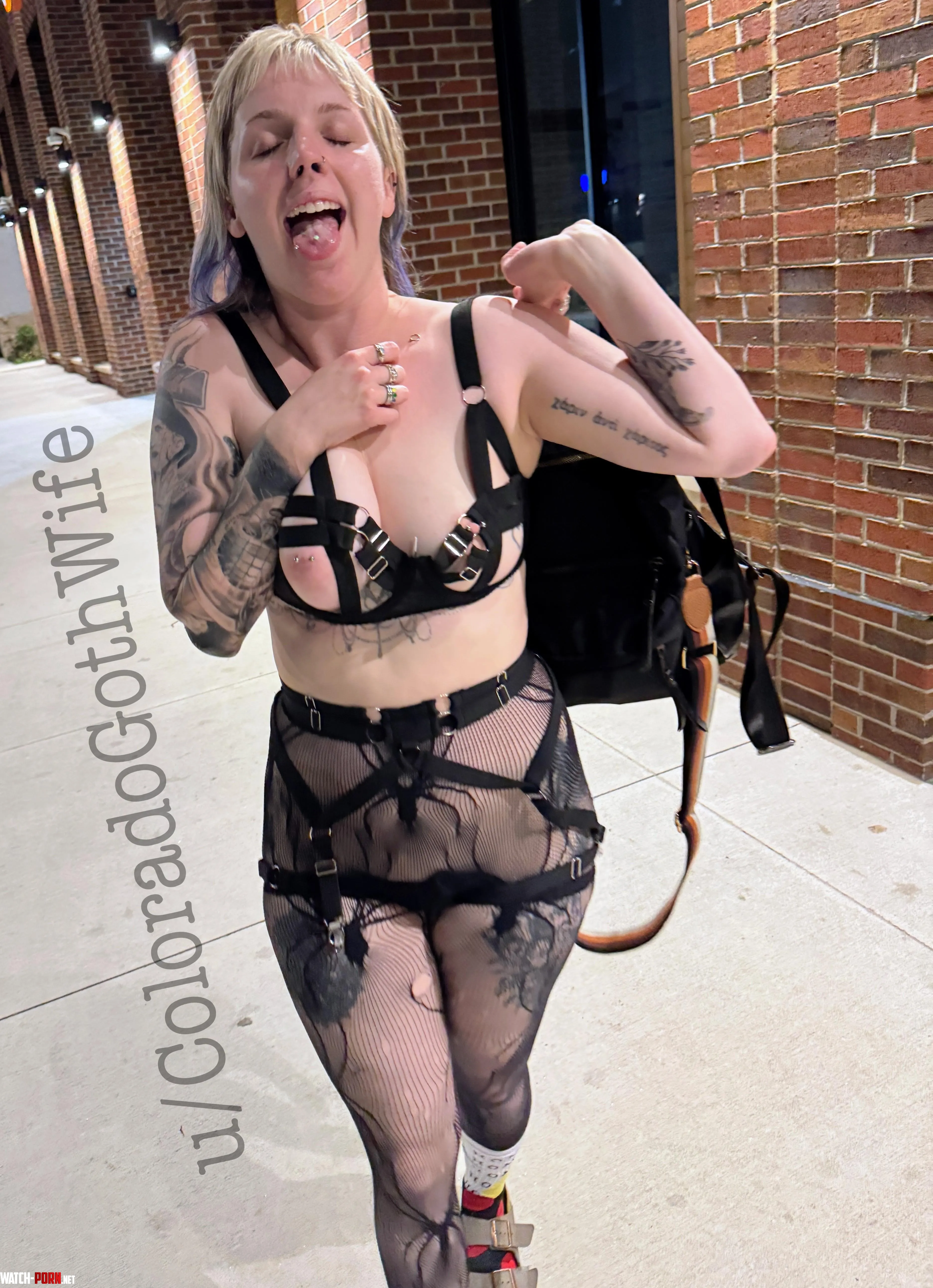 Got tipsy and took most of my clothes off downtown by ColoradoGothWife