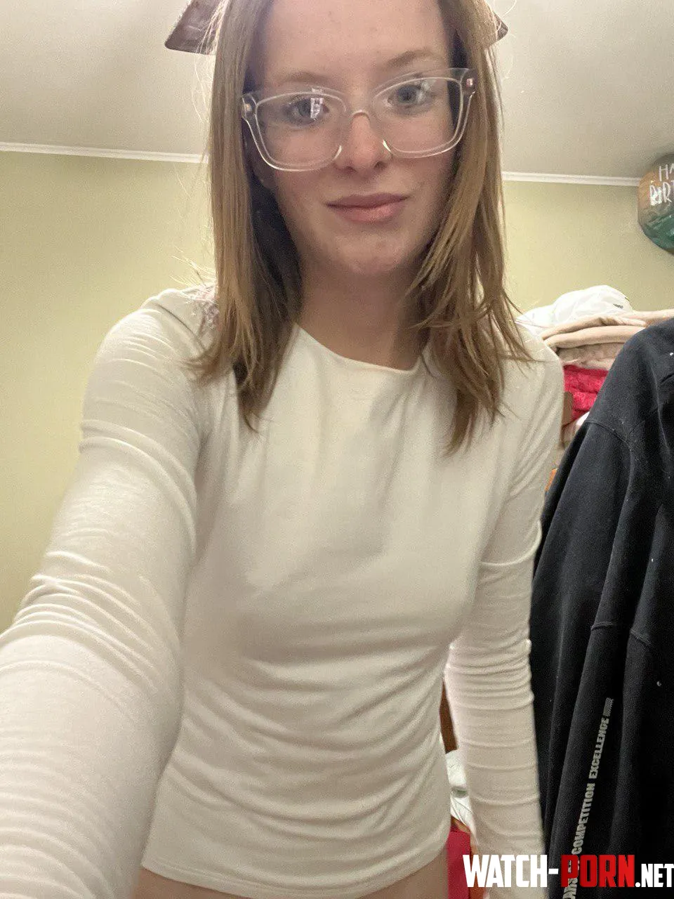 Can u tell im not wearing a bra? by wannabeslut_55