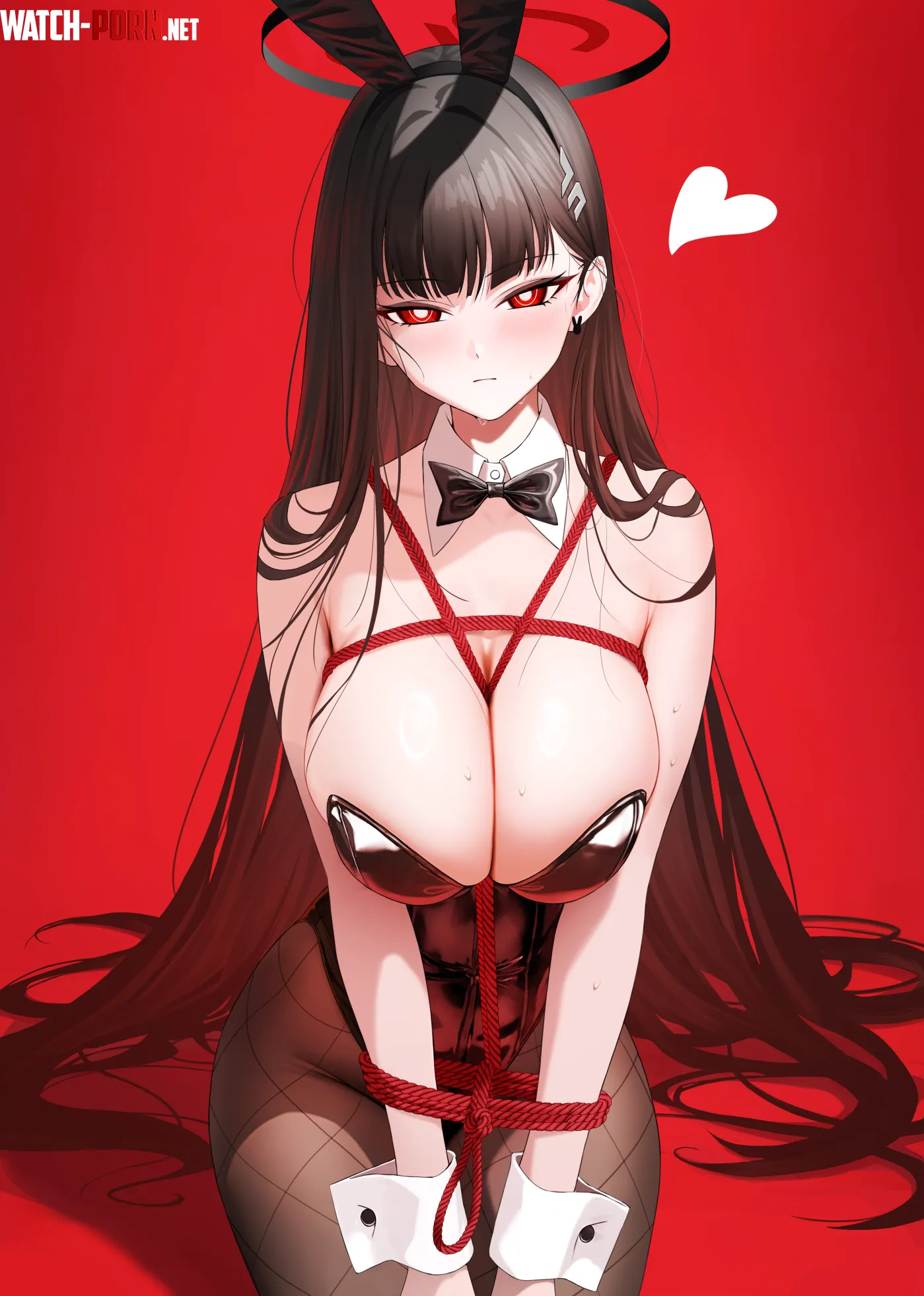 Bunny Rio tied up [Blue Archive] by marxsander2016