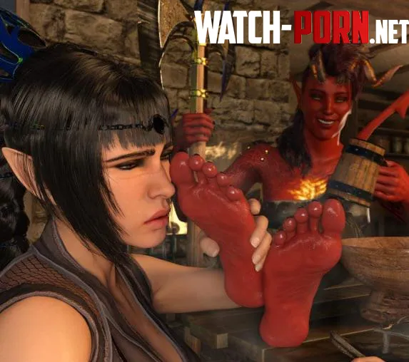 Karlach and Shadowheart (Baldur’s gate 3) by Just_Berry_4900