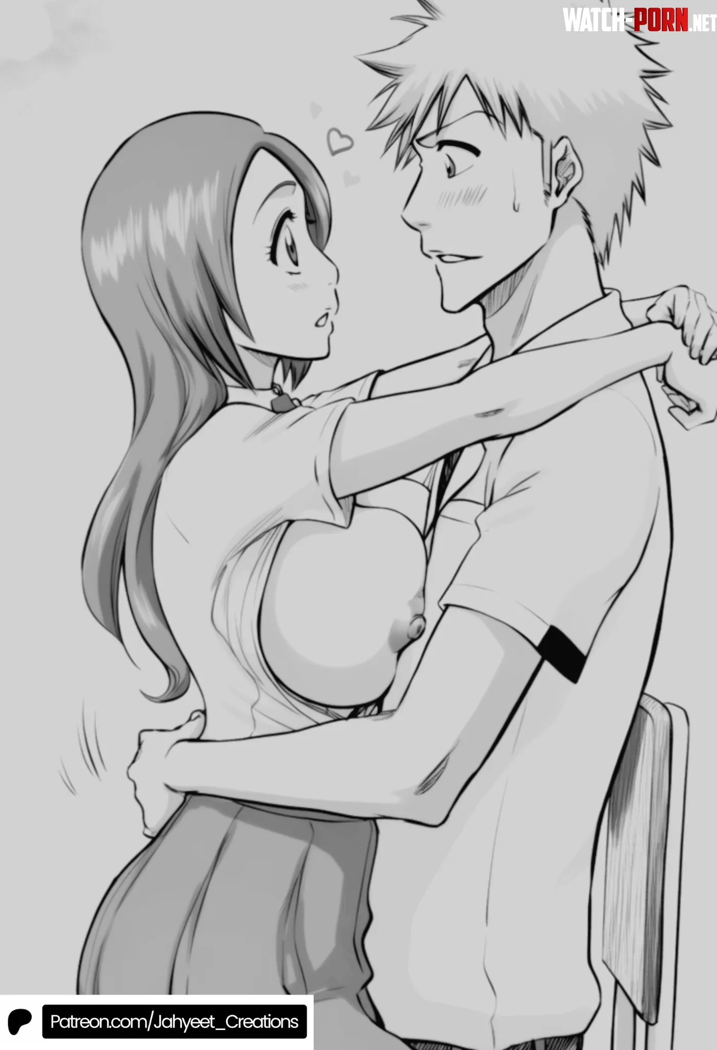 Orihime finds herself on his lap(Jahyeet_Creations) by blowjobcurious