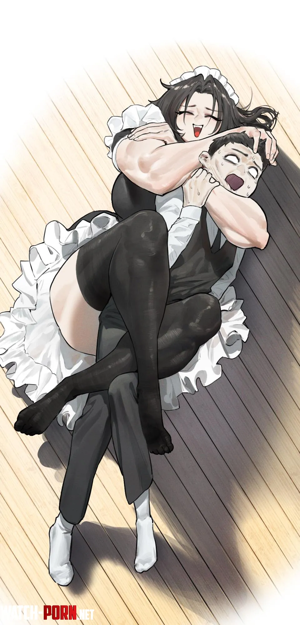 Wrestling Maid [@tmdshou] by TheTMoneyMan