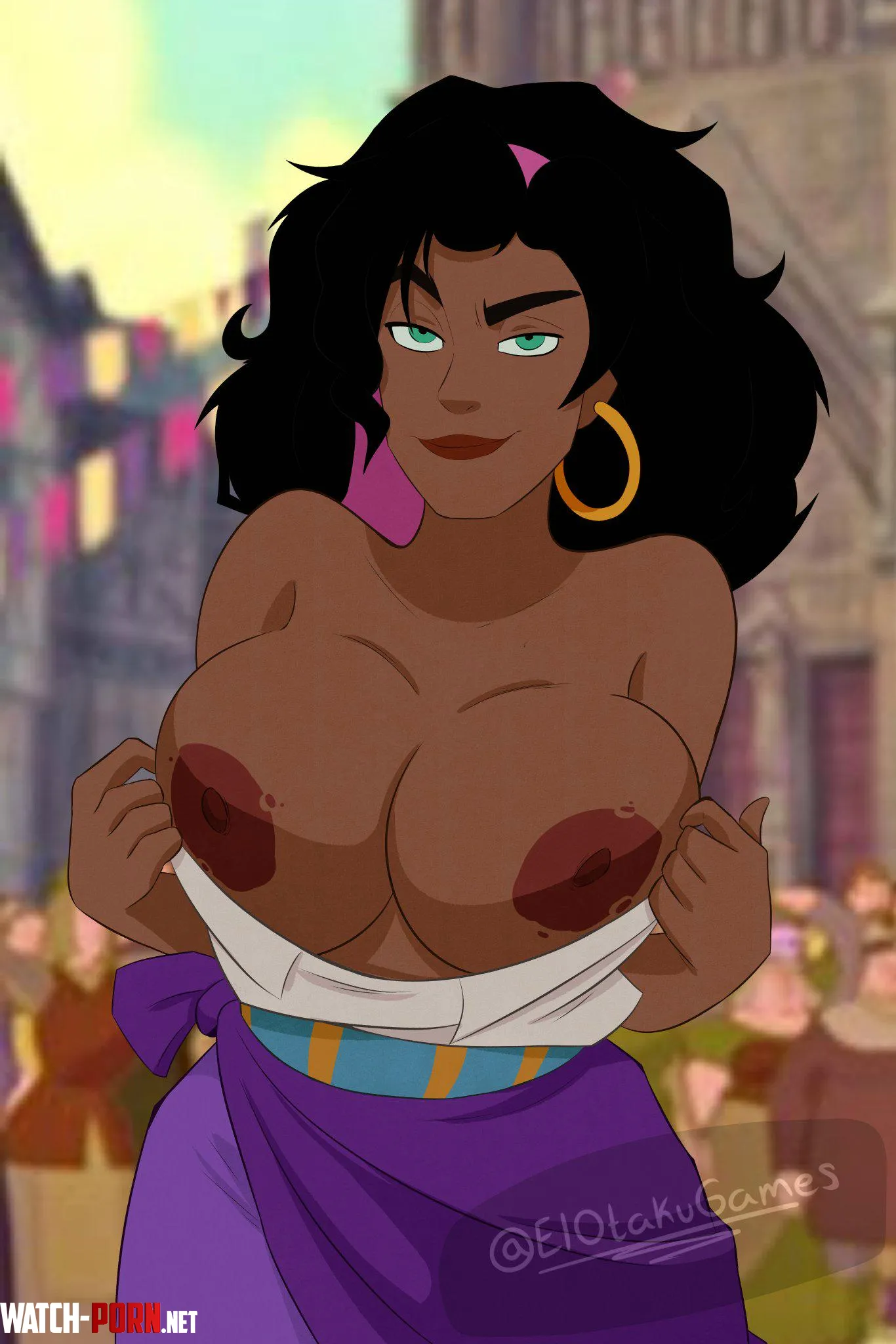 Esmeralda wants you to feel her ebony bosom (@EIOtakuGames) [The Hunchback of Notre Dame] by Working_Welder_1751