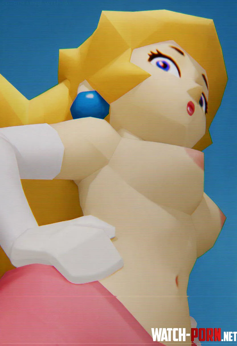 Low poly Princess Peach by ArcanumOST