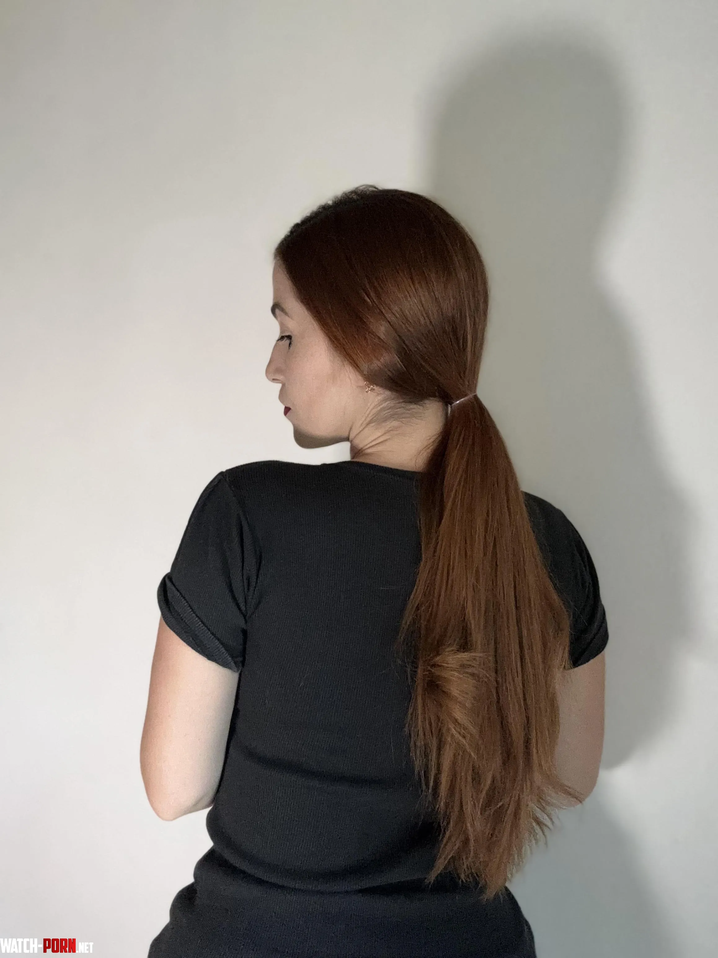 Does my ponytail look good from this angle?👀 by Certain-Compote-5663