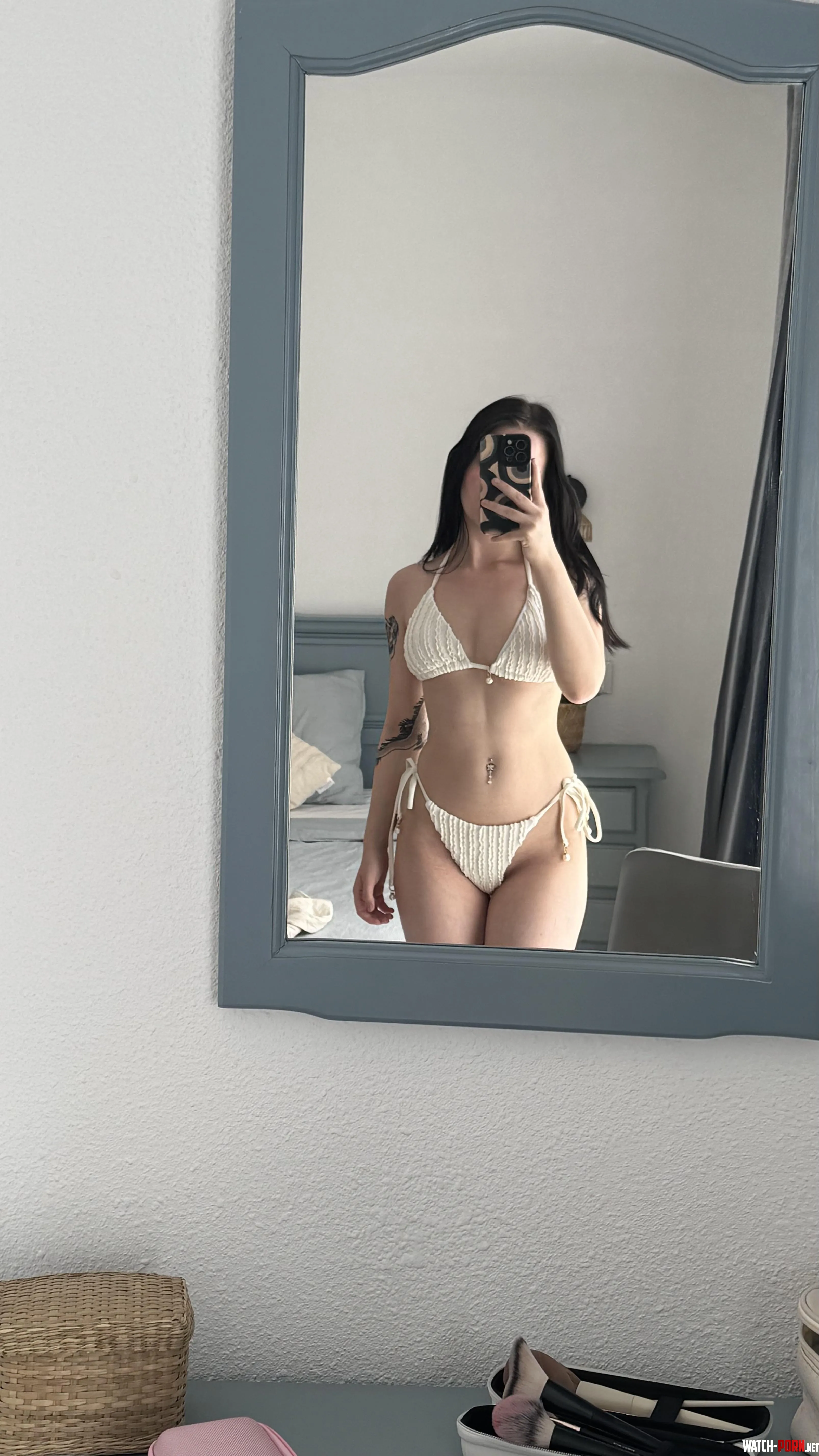 imagine you see me at the beach with this bikini by yourusedbrat