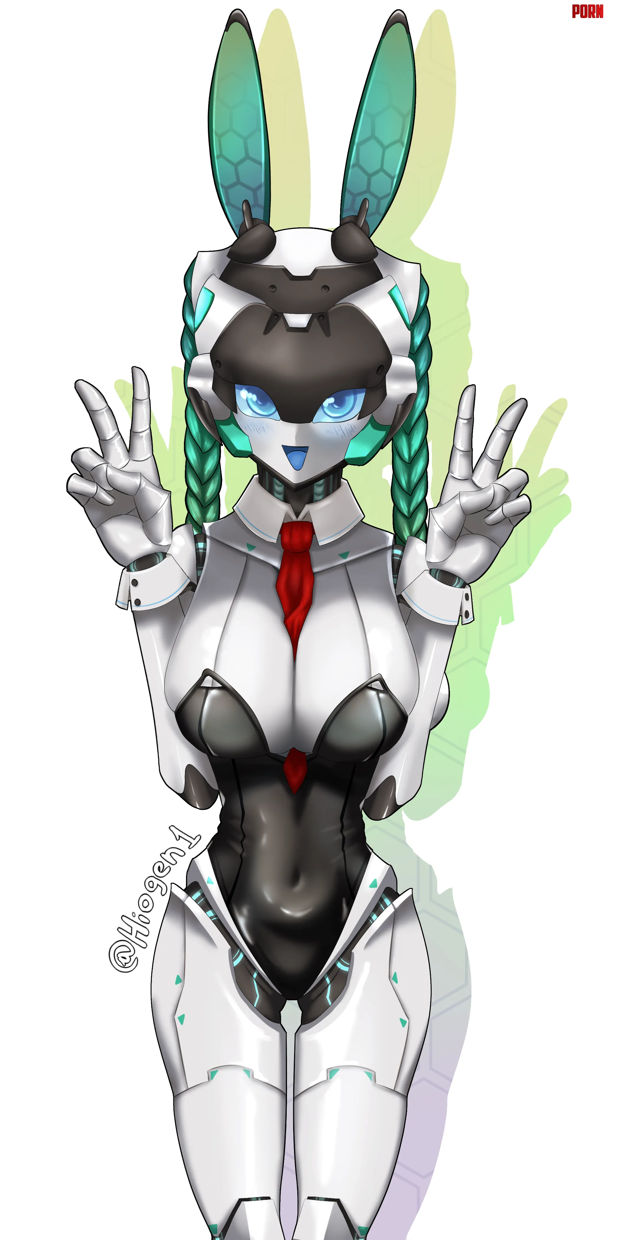 Robot Bunny Girl (@Hiogen1) by Hiogen
