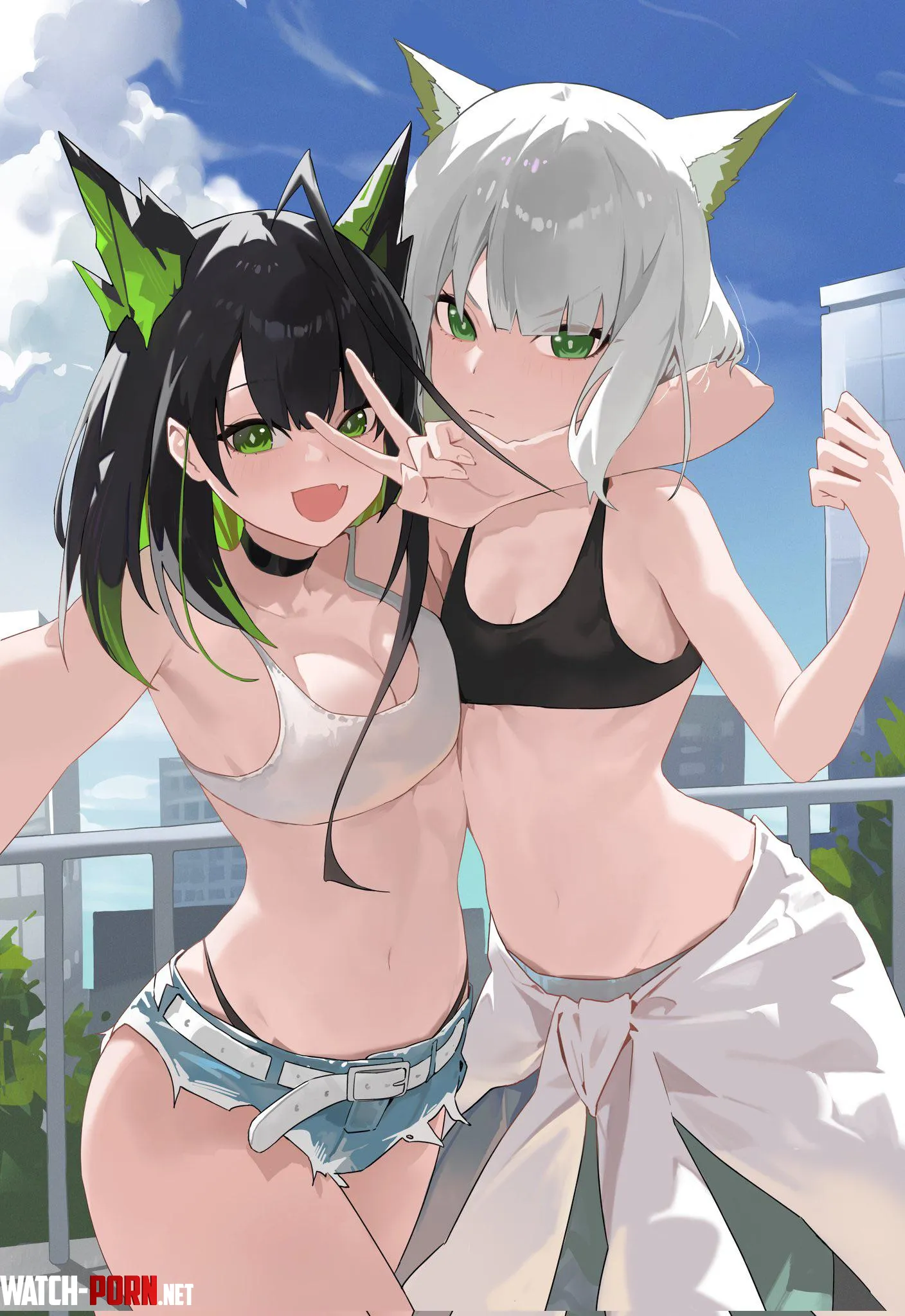 Mon3tr & Kal'tsit by Corvareed