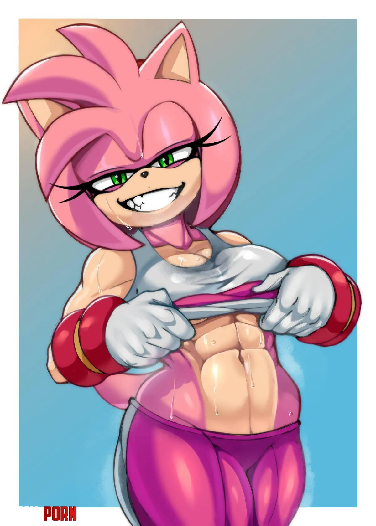 Amy’s Toned Abs~ (Kappa_Spark) by JSimp87