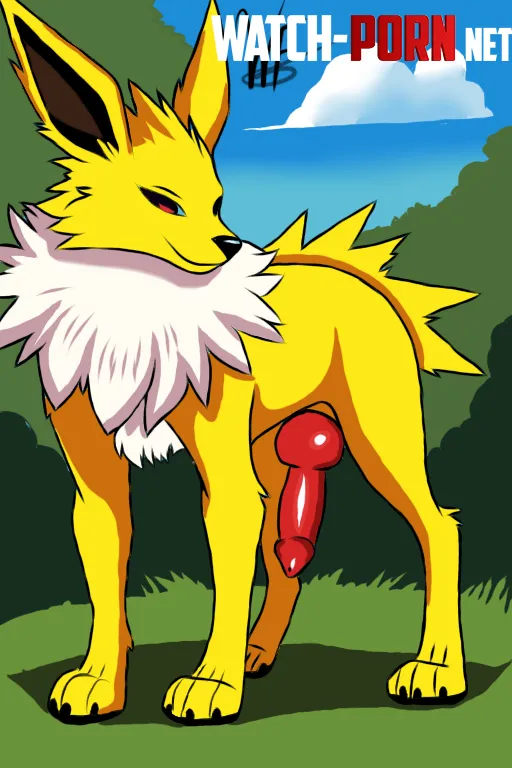 The Pokémon Center warns: Do not walk in the forests, the Jolteon's mating season has arrived! [M] (Art by me) by Wolf777Ofc