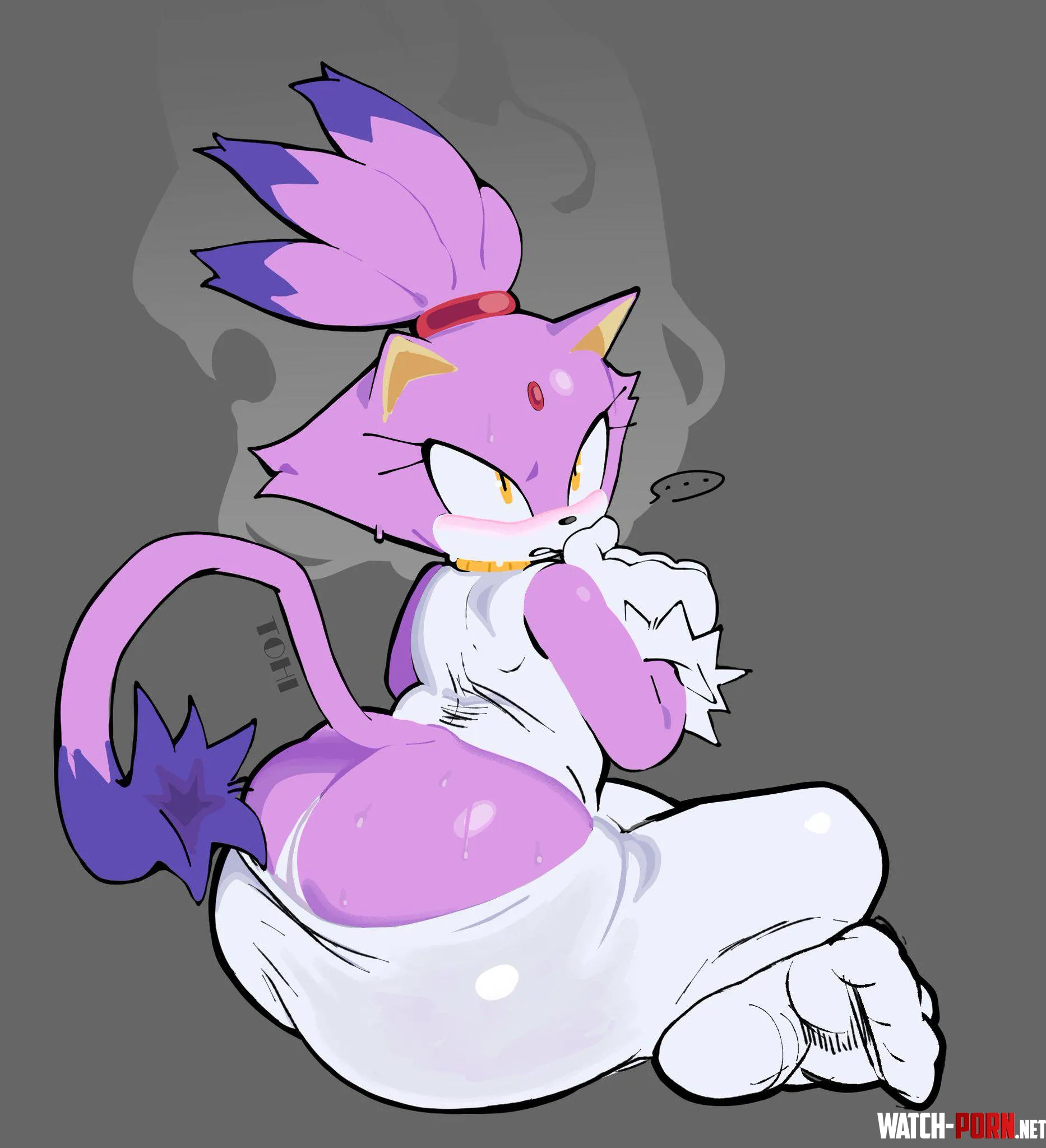 Embarrassed lil kitty[F] (theonehornedimp) by Tooru9554