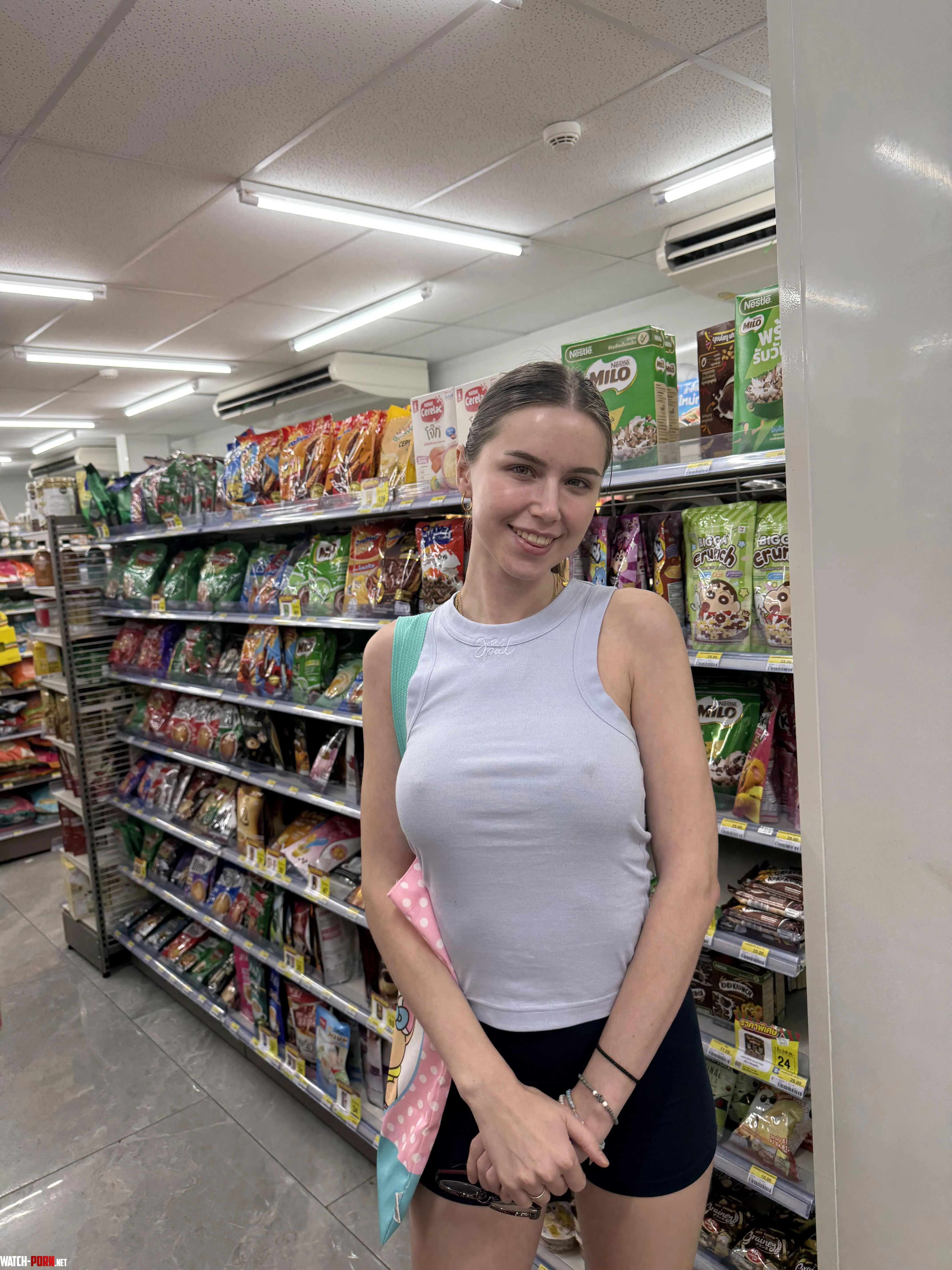 Enjoying grocery shopping by Justacutienere