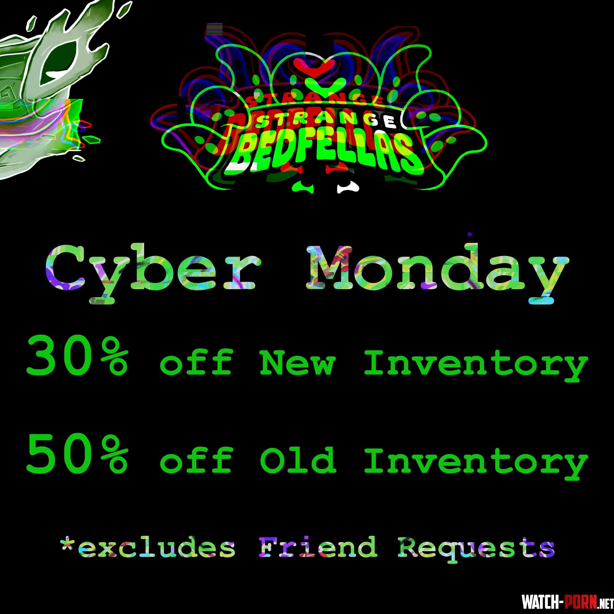 Cyber Monday sale for Strange Bedfellas! 30 - 50% off inventory toys! by StrangeBedfellasShop