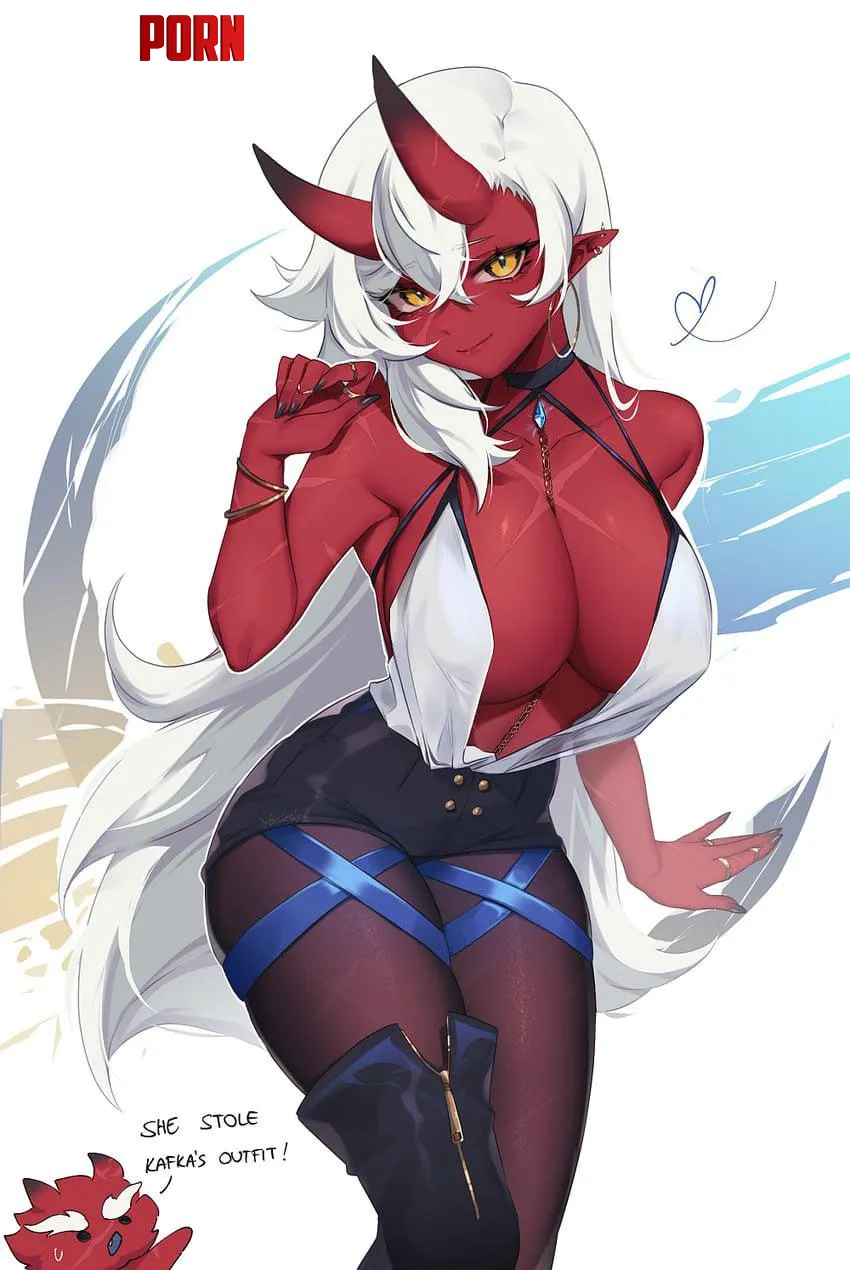 Yocci stole kafka's outfit by BabeSpells