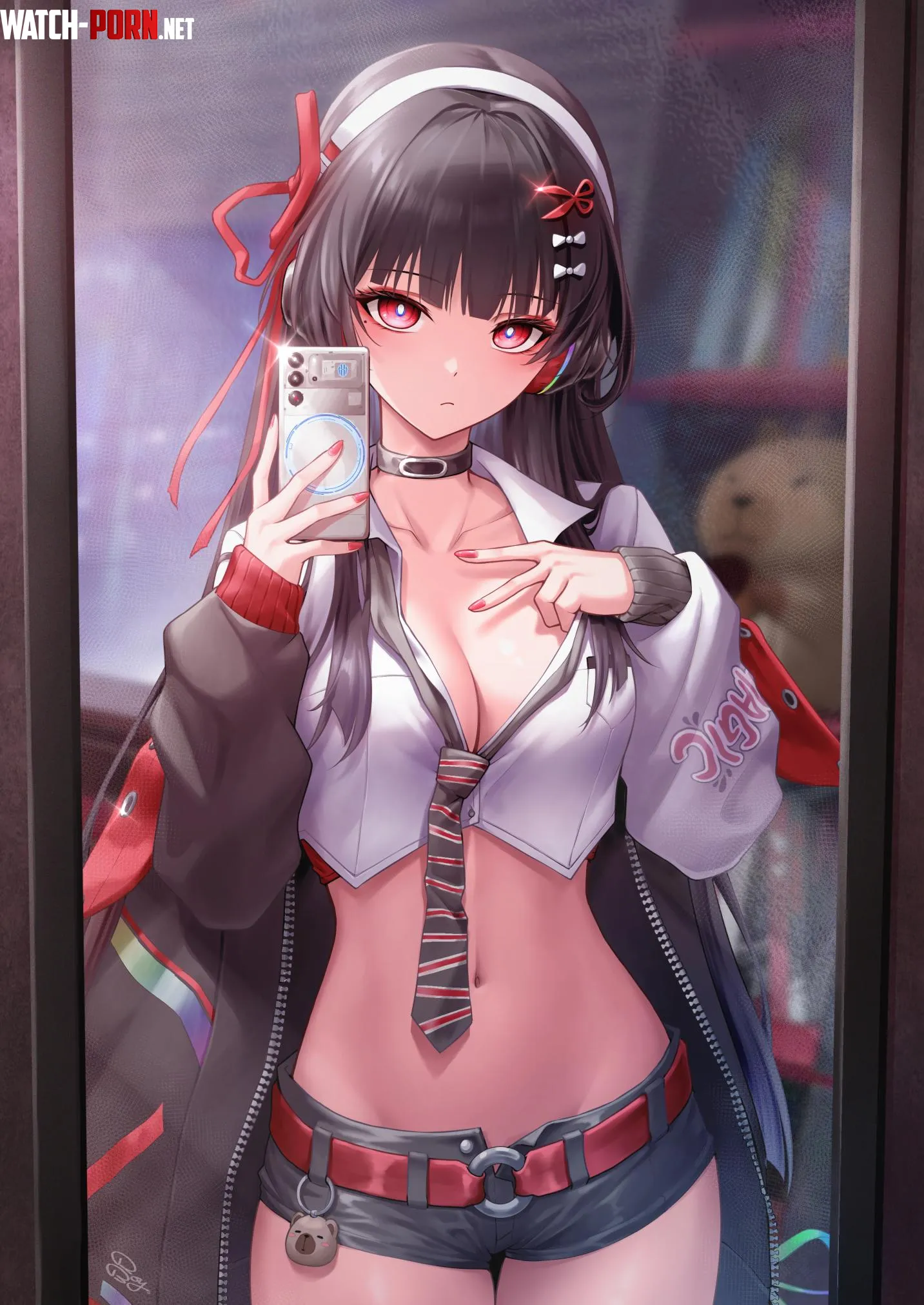 Chisa taking a selfie [Wuthering Waves] by marxsander2016