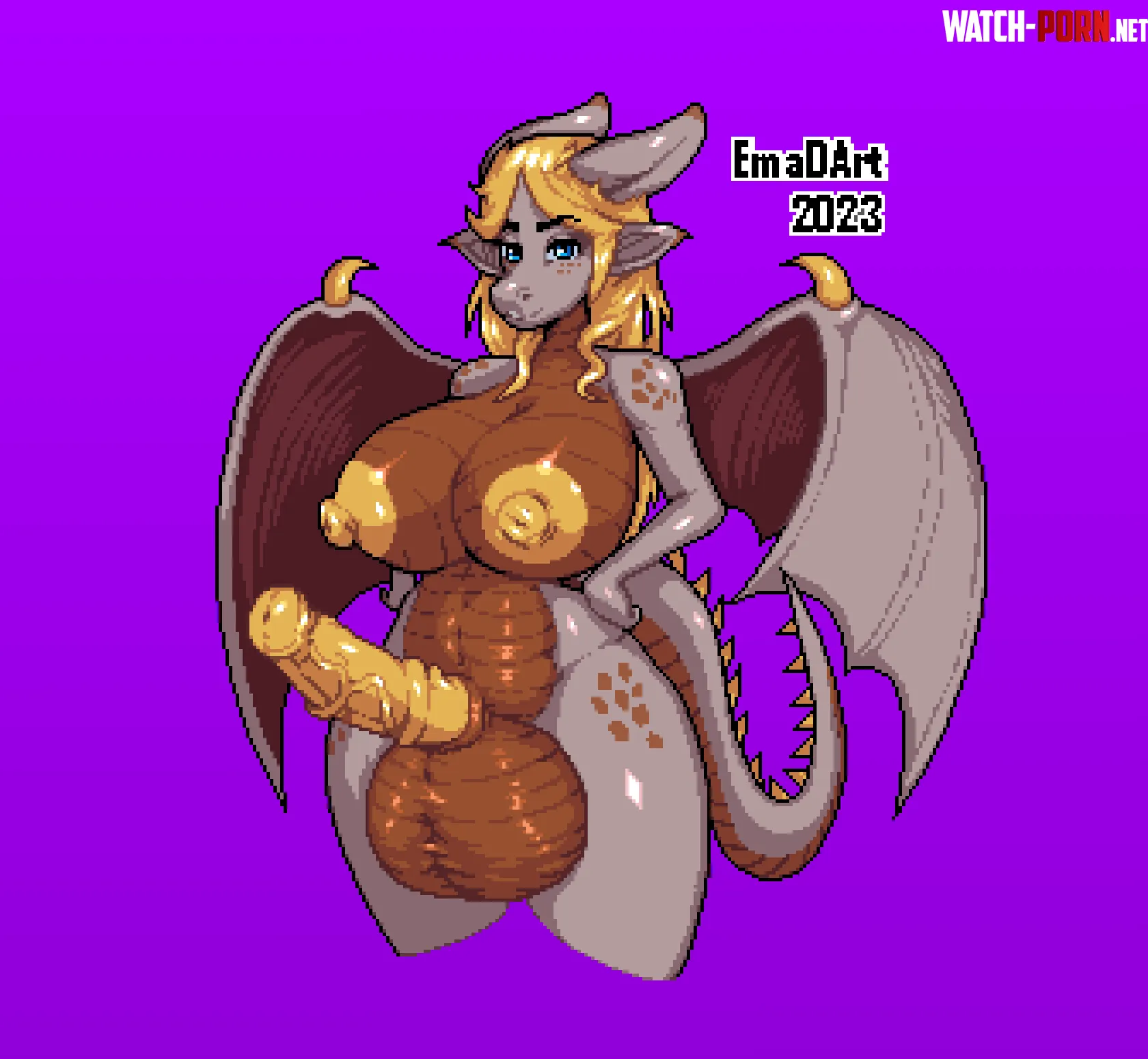 Dragon Yellow [OC] (emadart) by Emadart