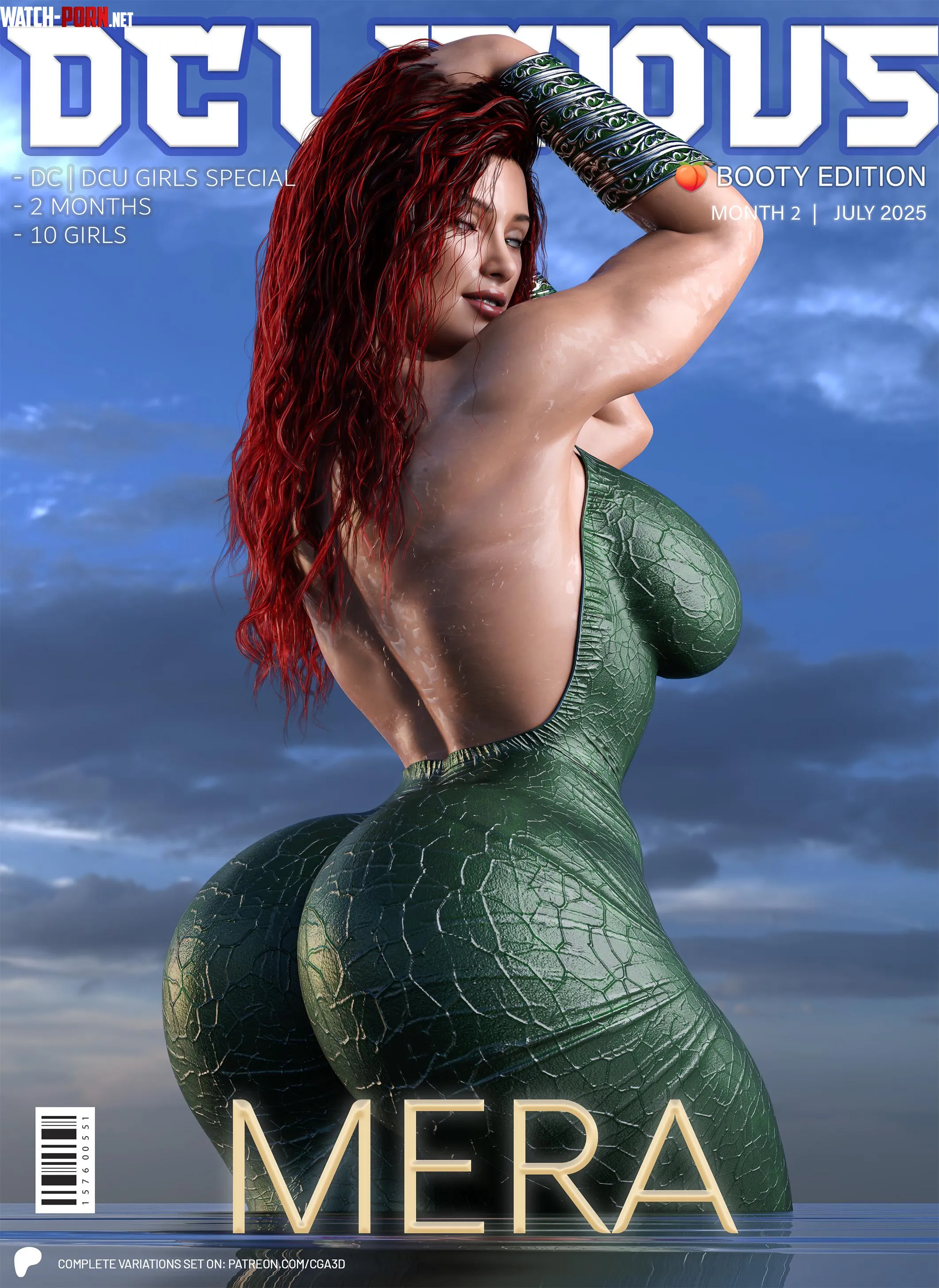 Mera - DCLICIOUS (Cga3D) [DC] by EroMestre