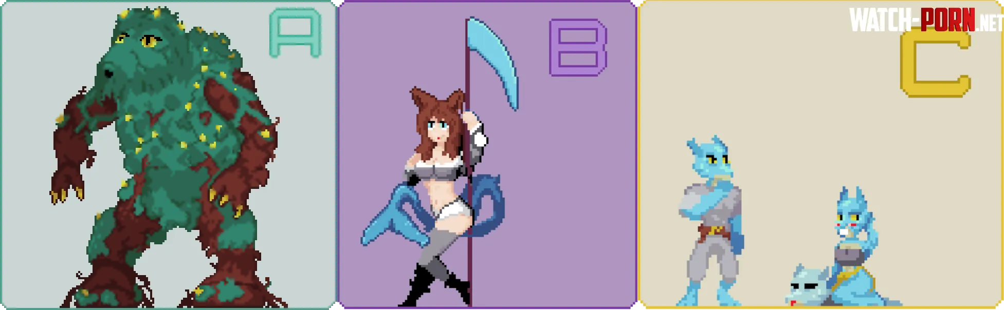 [The Outcast Tribe] A new vote (finale of it) for a new Enemy/NPC has just gone live on my Discord server for the supporters of the project. Which one speaks to you more? ^^ by Hot-Entertainer1331