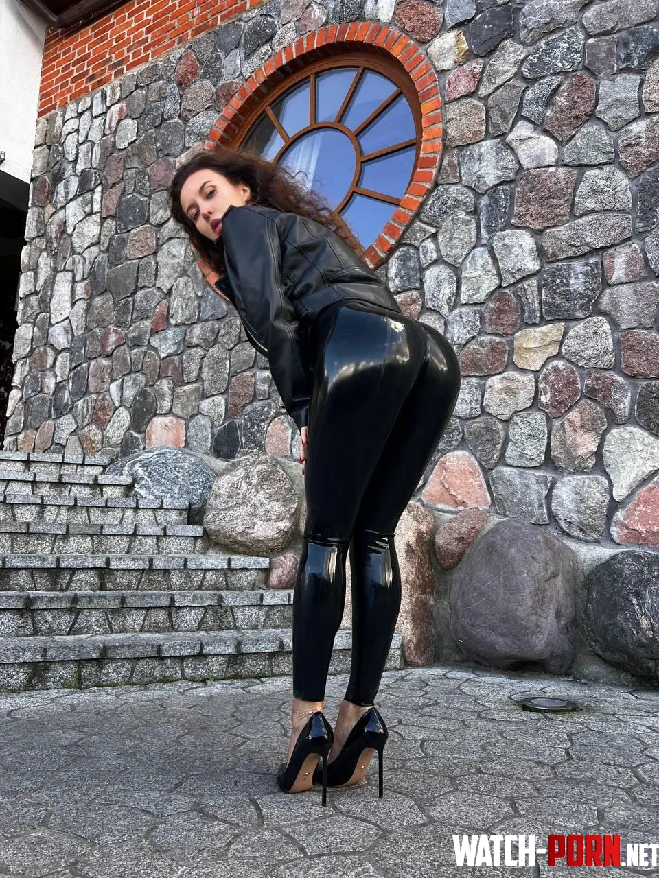 Leather and latex perfect combination by s_mistress