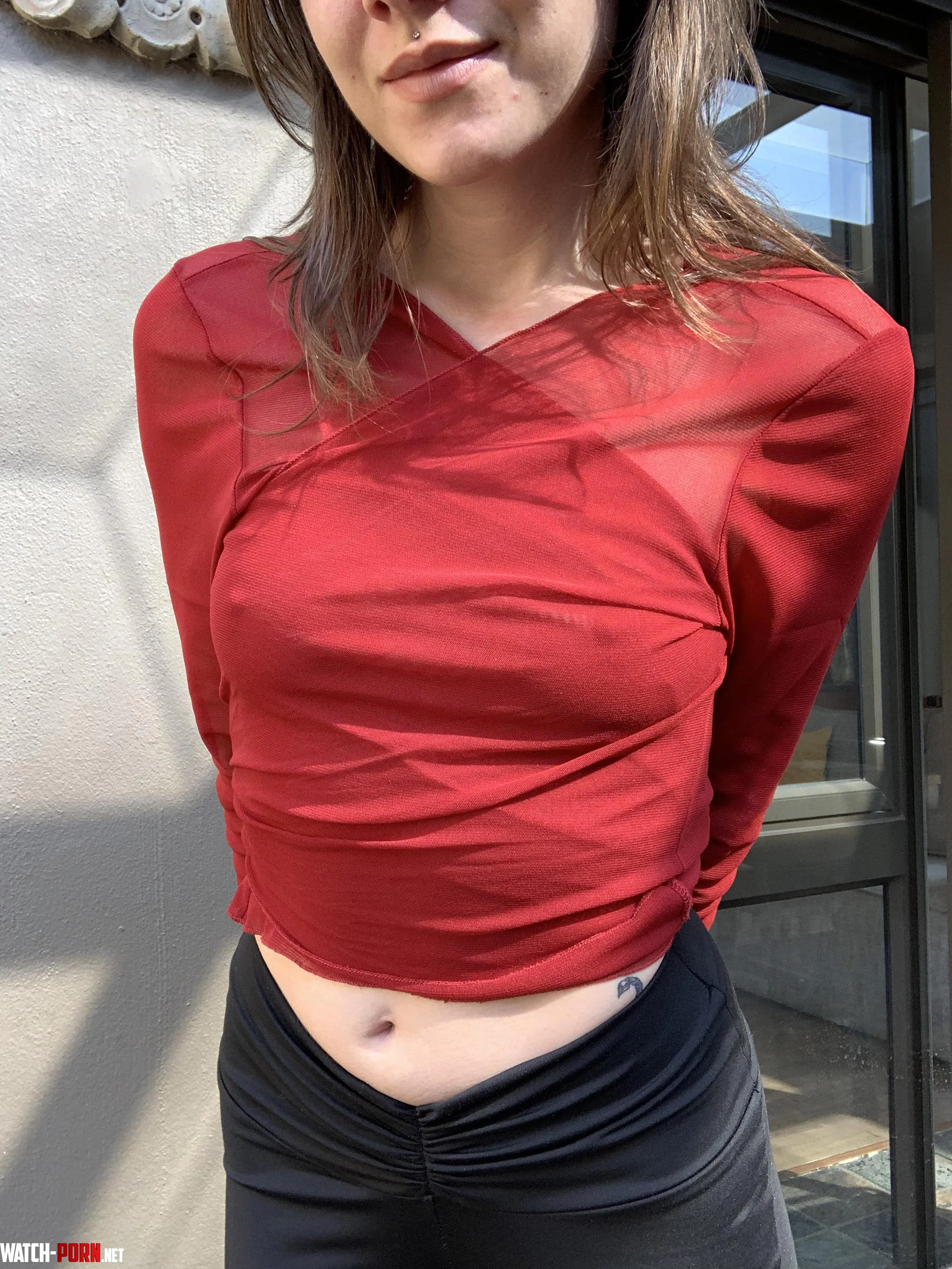 Wrapped like a red little gift for you by BabySparkleGirl