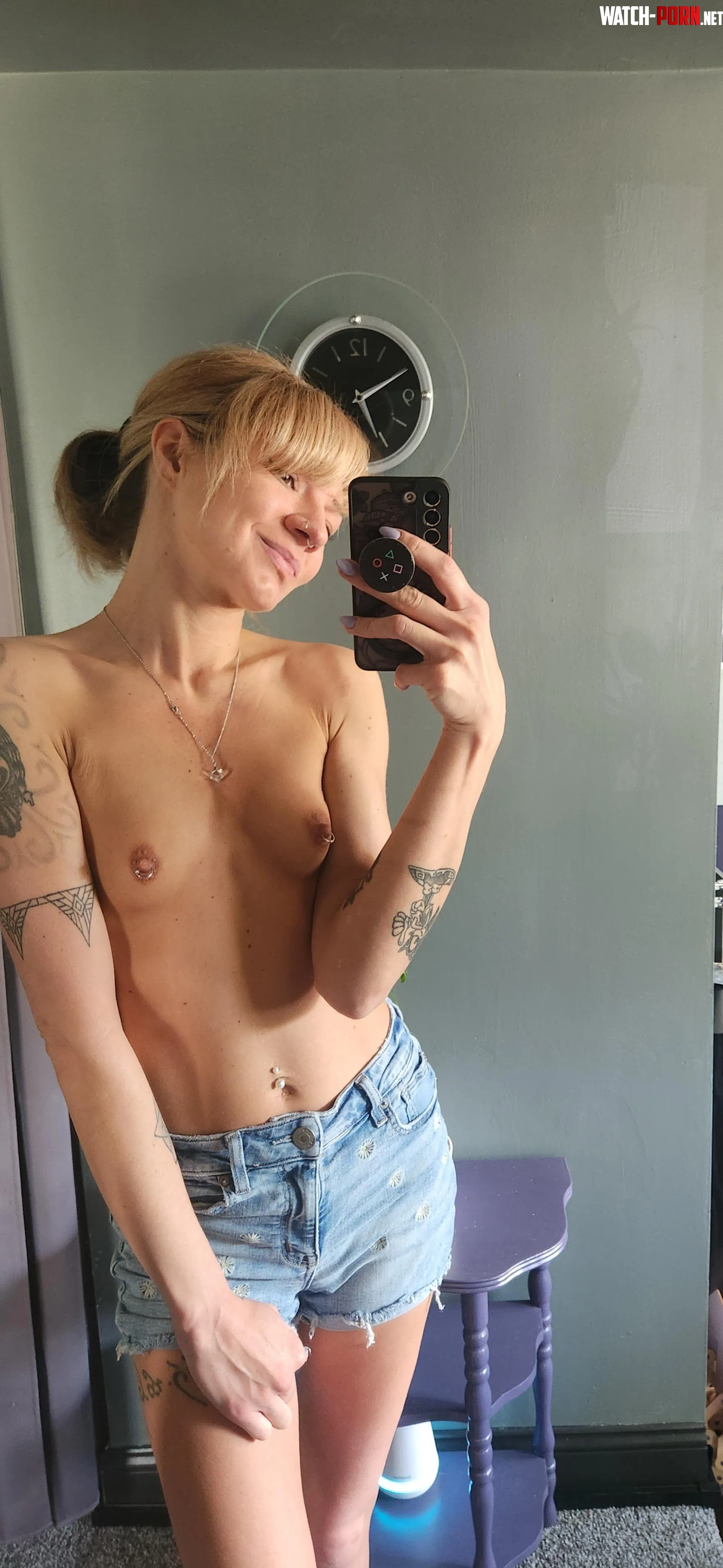 Time for my tiny tits 😻 by Starry_Knight125