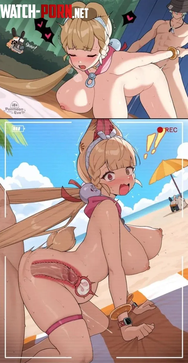 what better way to enjoy your holiday at the beach like knocking up a hot bunny babe by WayDisastrous329