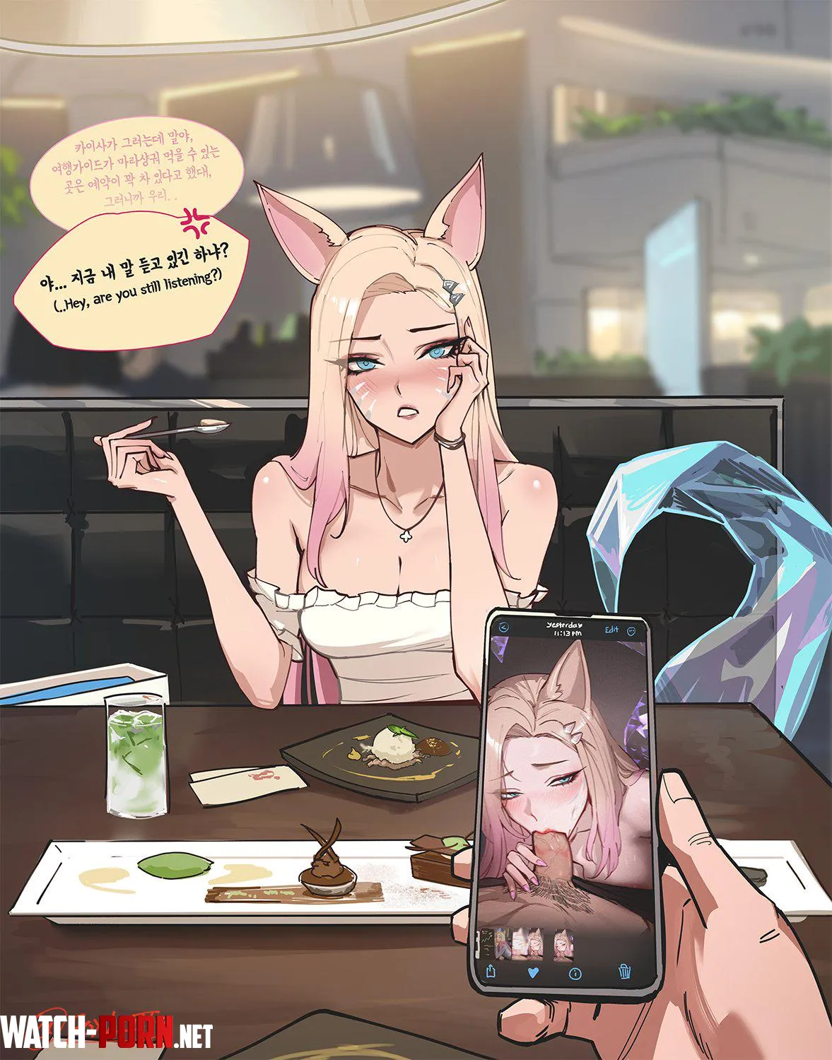 Date with Ahri (Foxlutts) by __X69X__