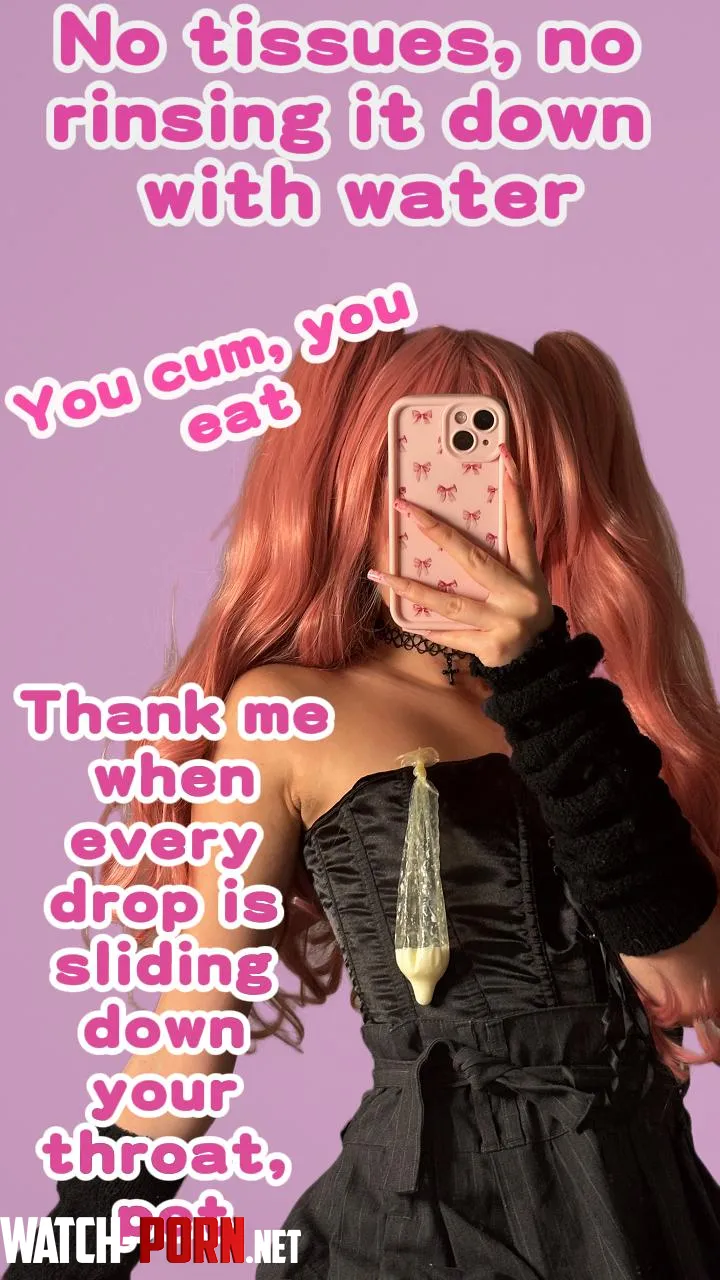 We don't need any tissues, the only thing you need is your tongue!🤭 by PinkDolxo