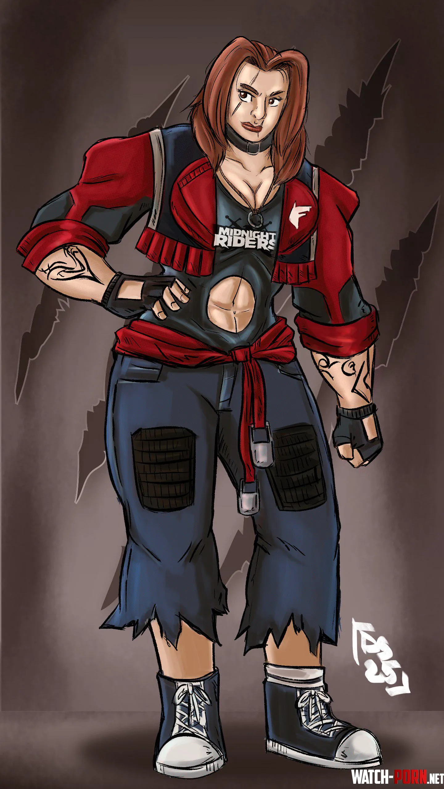 Dilara- Werewolf anarchist (by @deeegoart) by deeego87