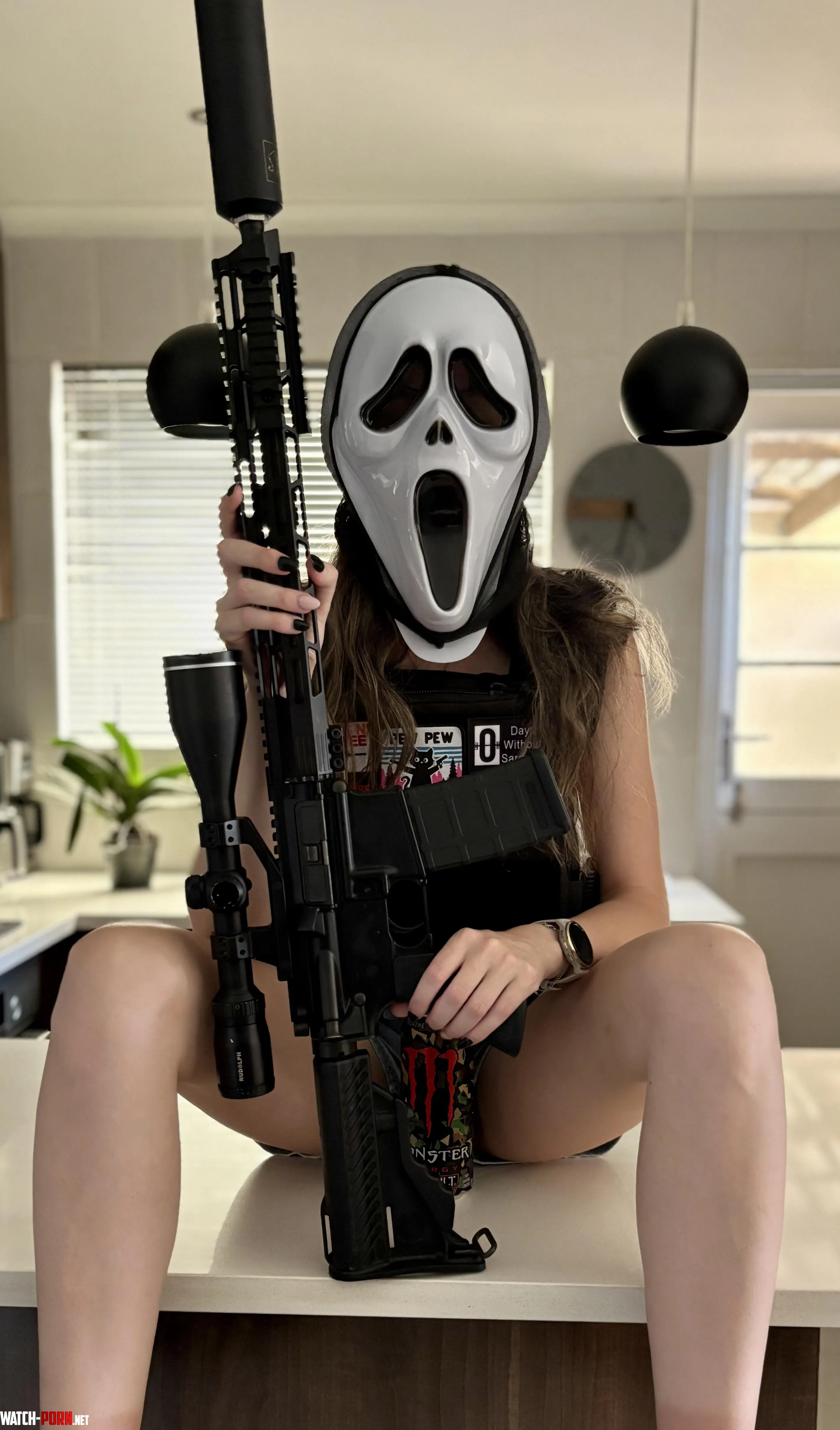 Wife with suppressed AR by Pilot912