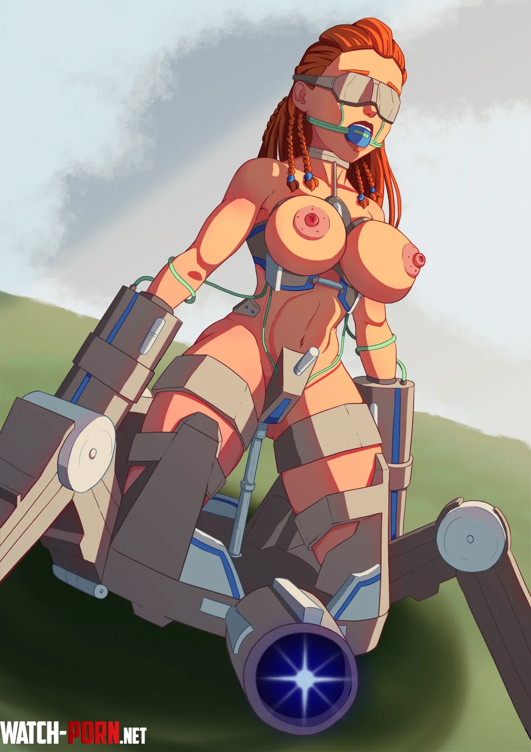 Aloy captured, strict metal bondage by BrilliantYou8134