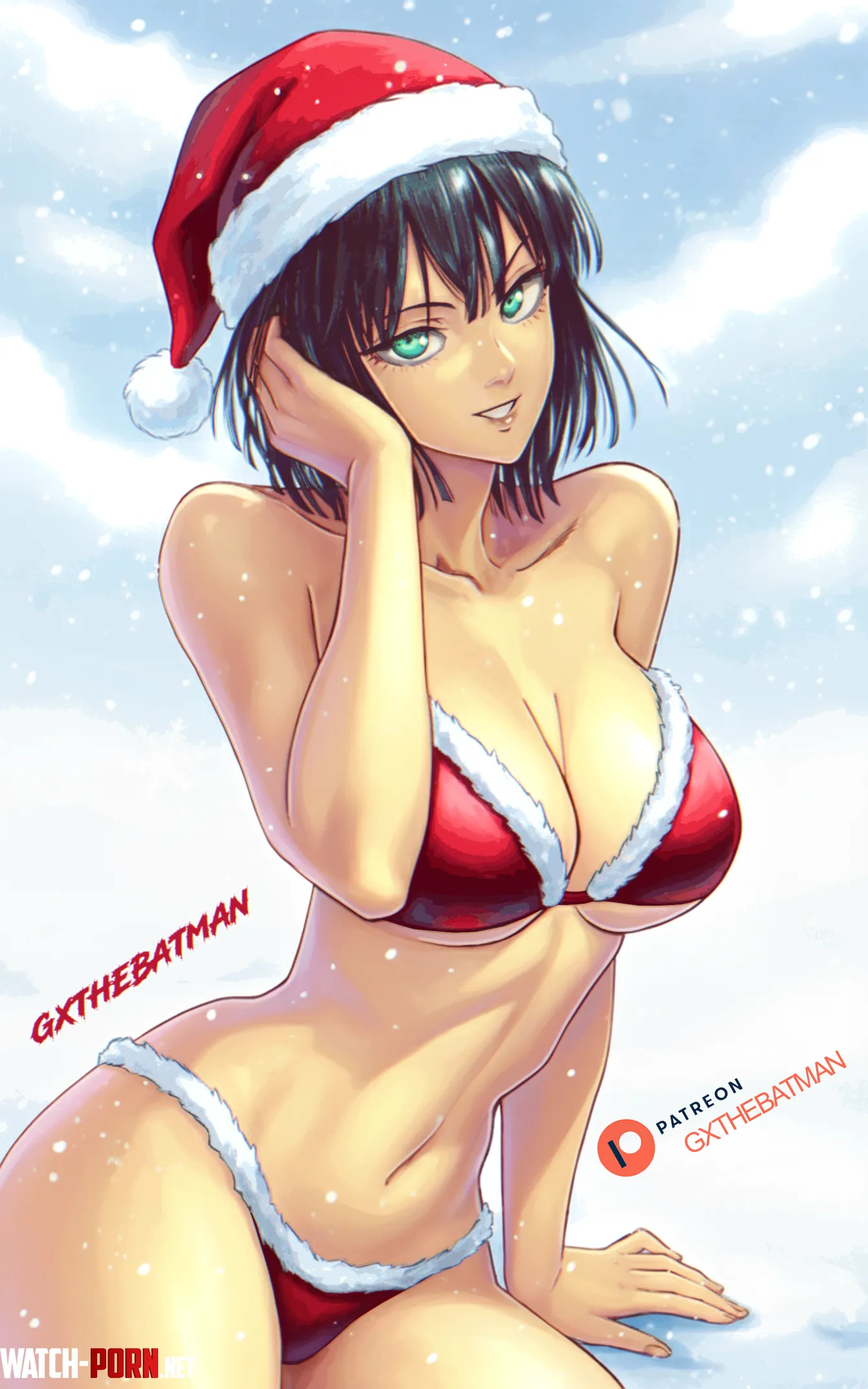 Fubuki from Ch 136 - Christmas Version [One Punch Man] by GxTheBatmanYouTube