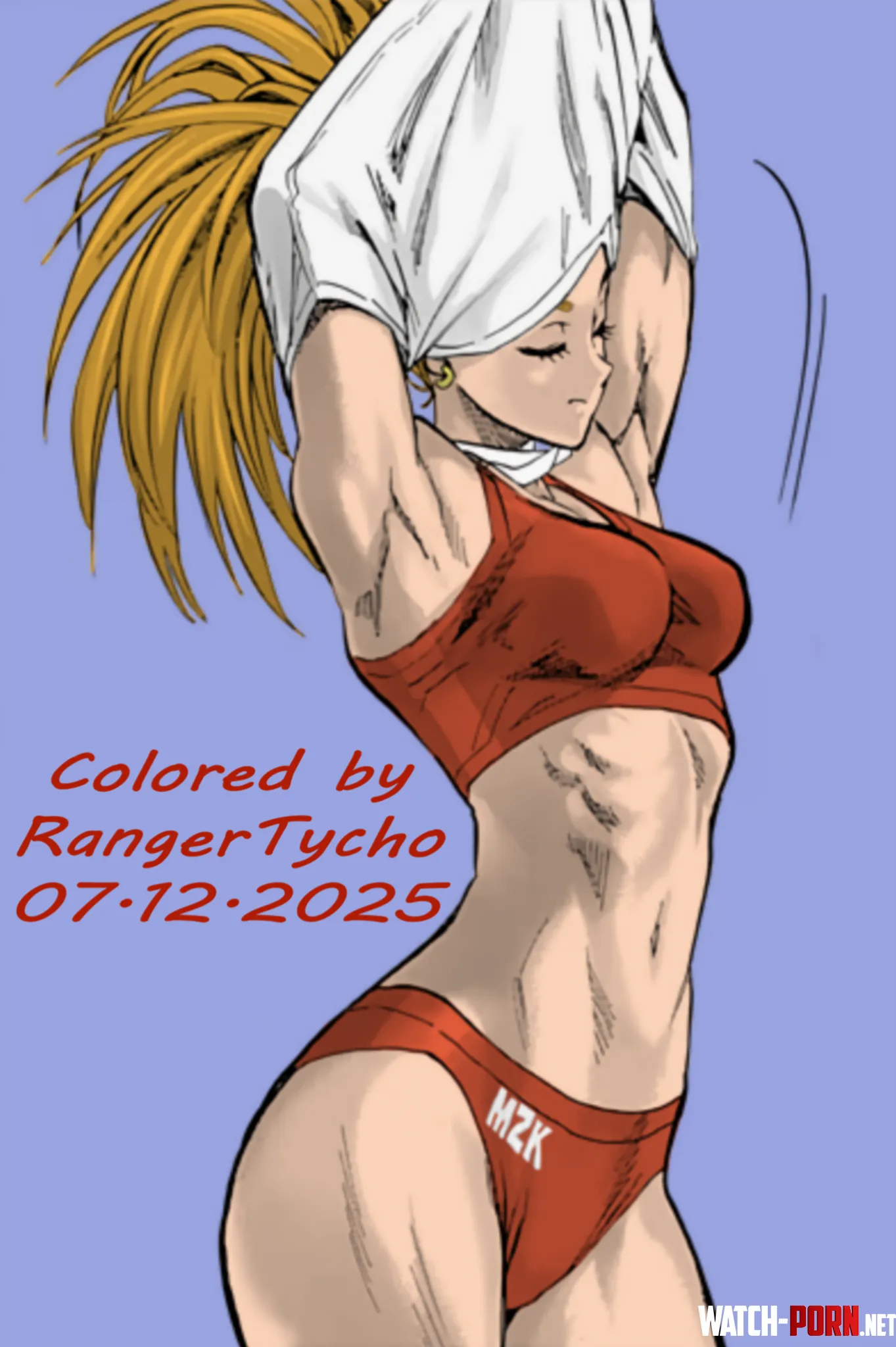 Mizuki colored by me by rangertycho2077